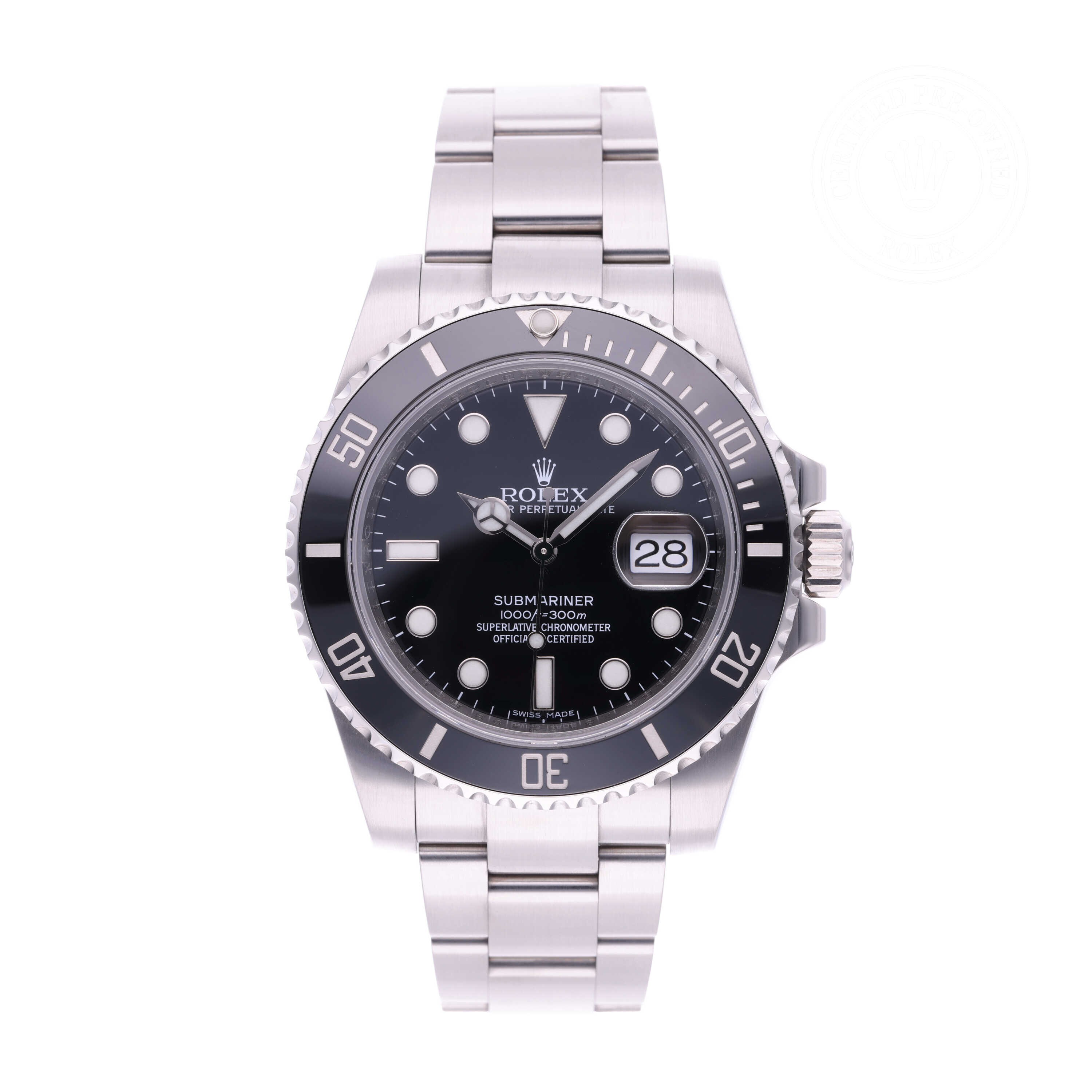 Rolex Submariner Date Official Certified Pre-Owned