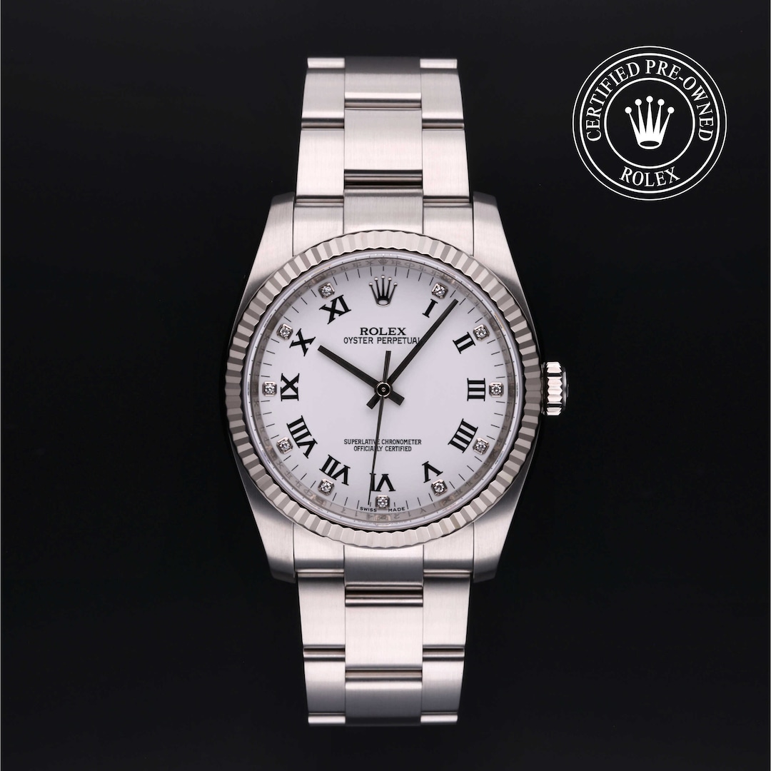 Rolex op white discount 36