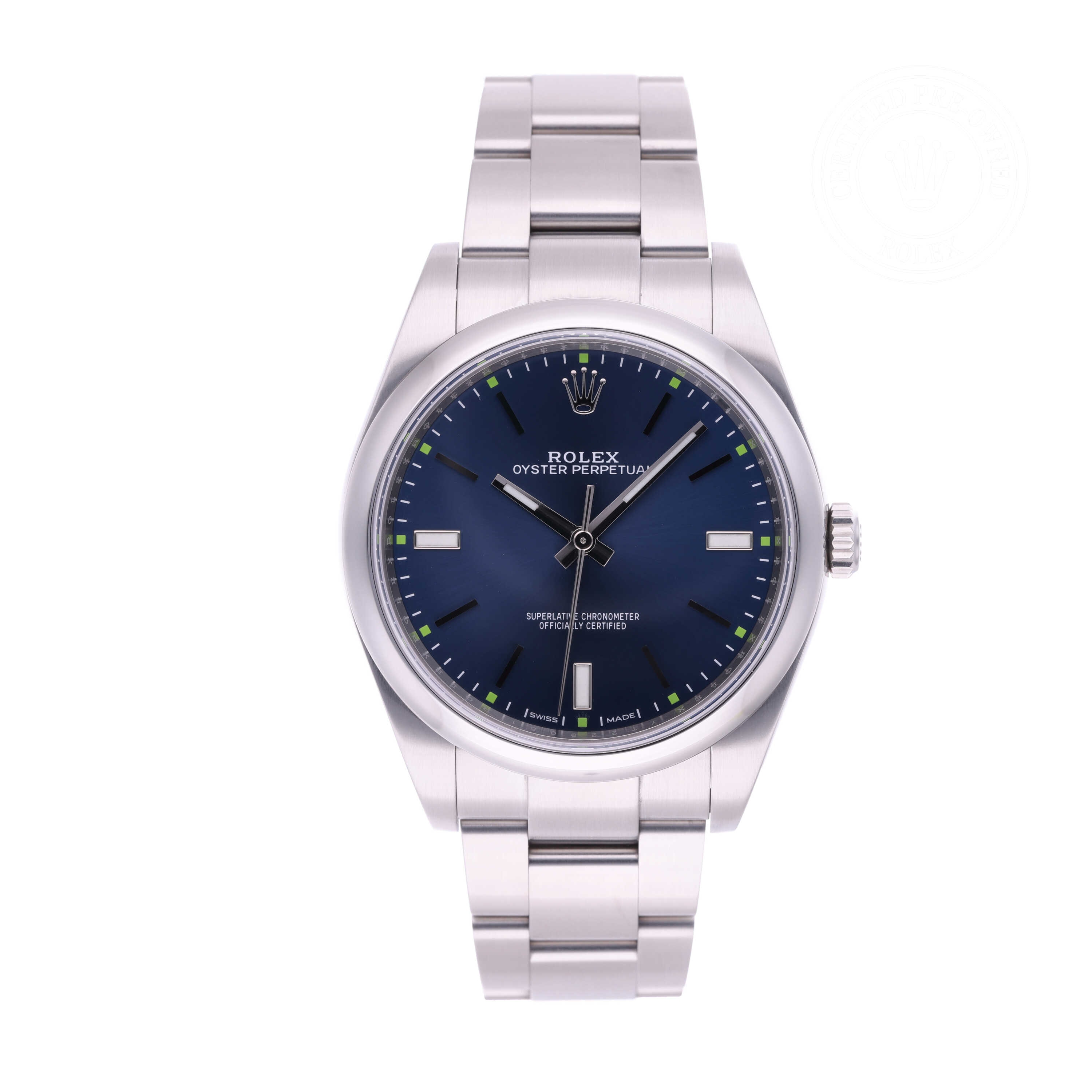 Rolex Oyster Perpetual Official Certified Pre-Owned