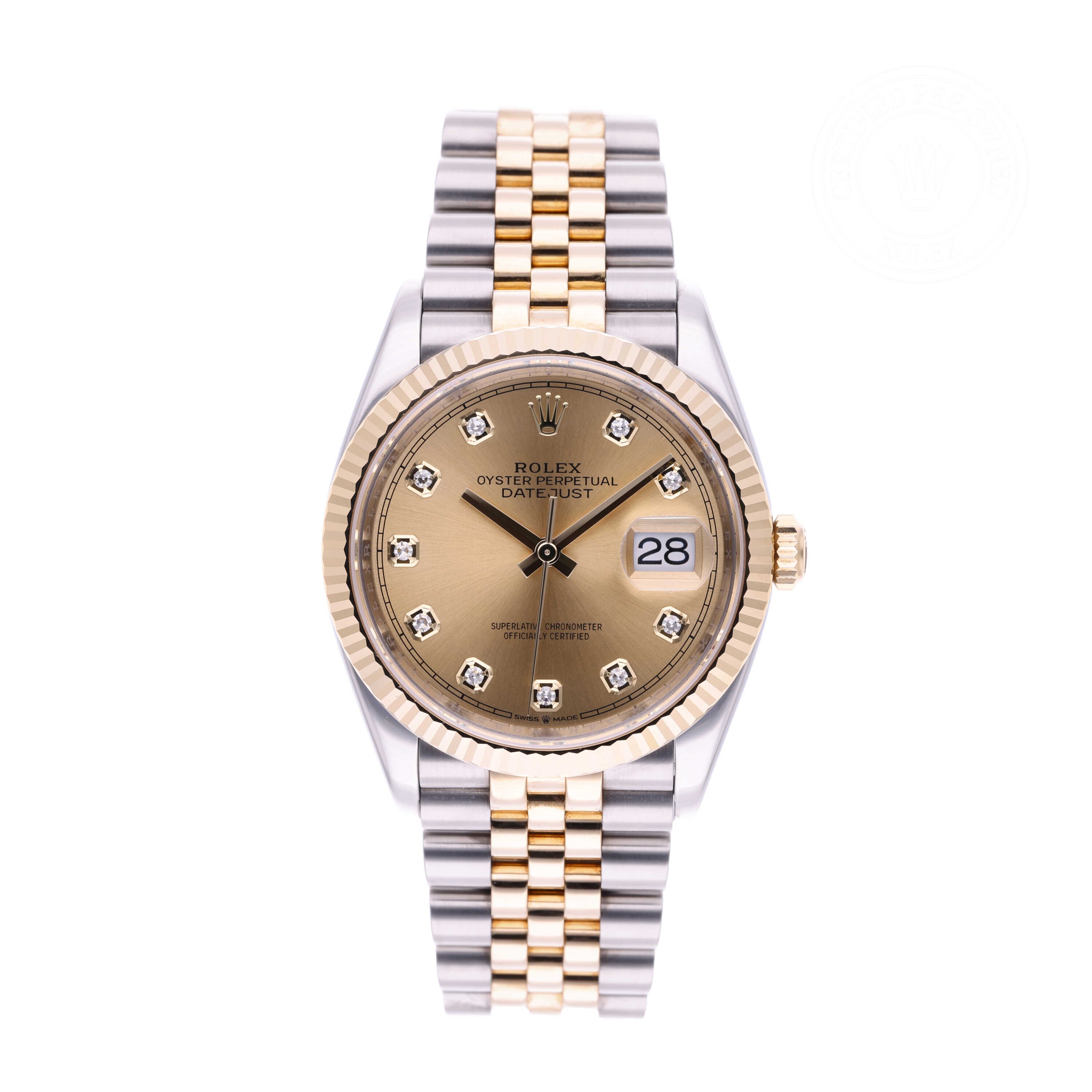 Rolex Datejust Official Certified Pre-Owned