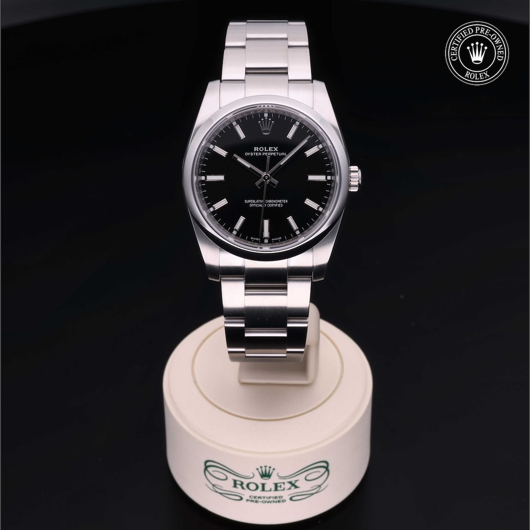 Rolex Rolex Certified Pre-Owned Oyster Perpetual 34 Rolex Rolex Certified Pre-Owned Oyster Perpetual 34