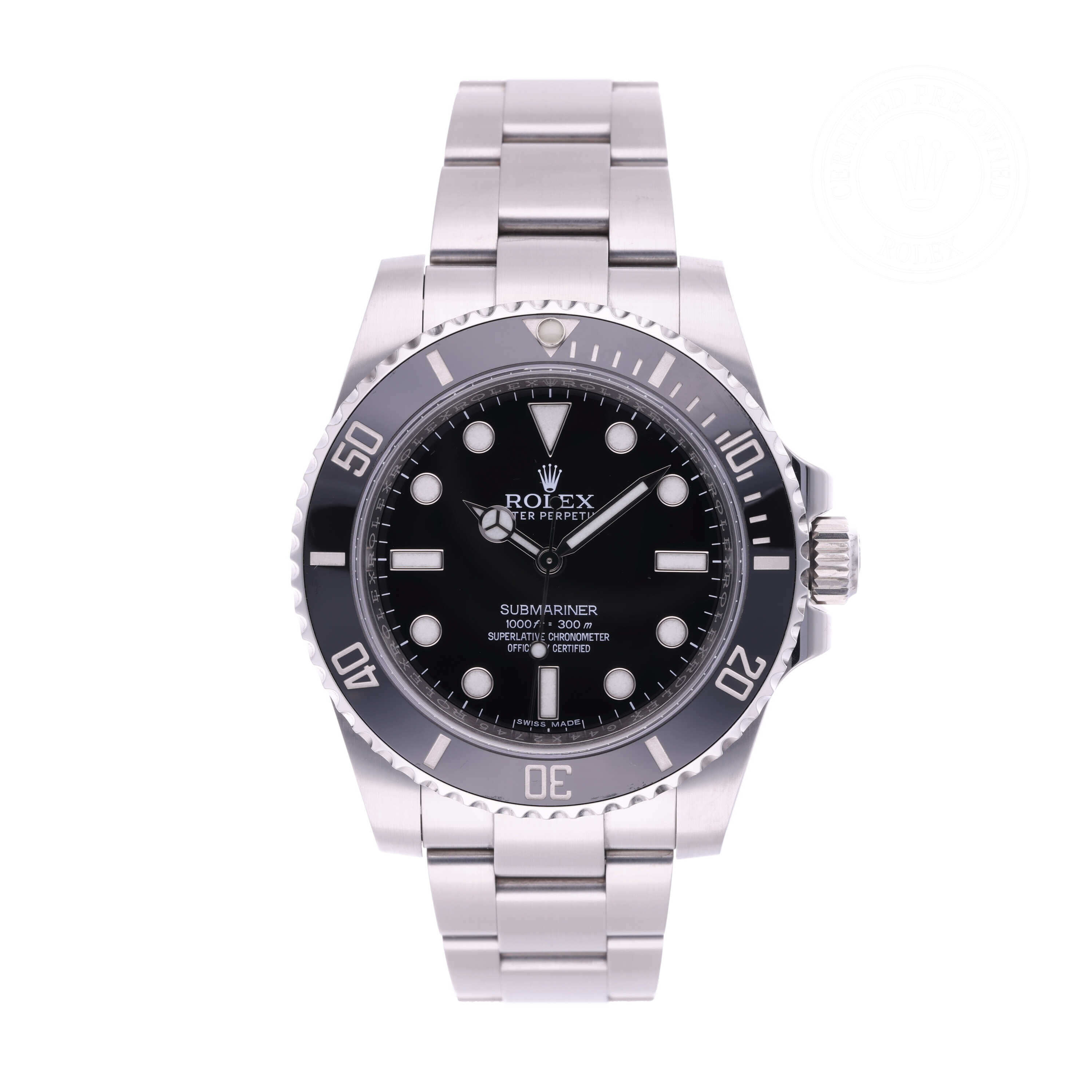 Rolex Submariner Official Certified Pre-Owned