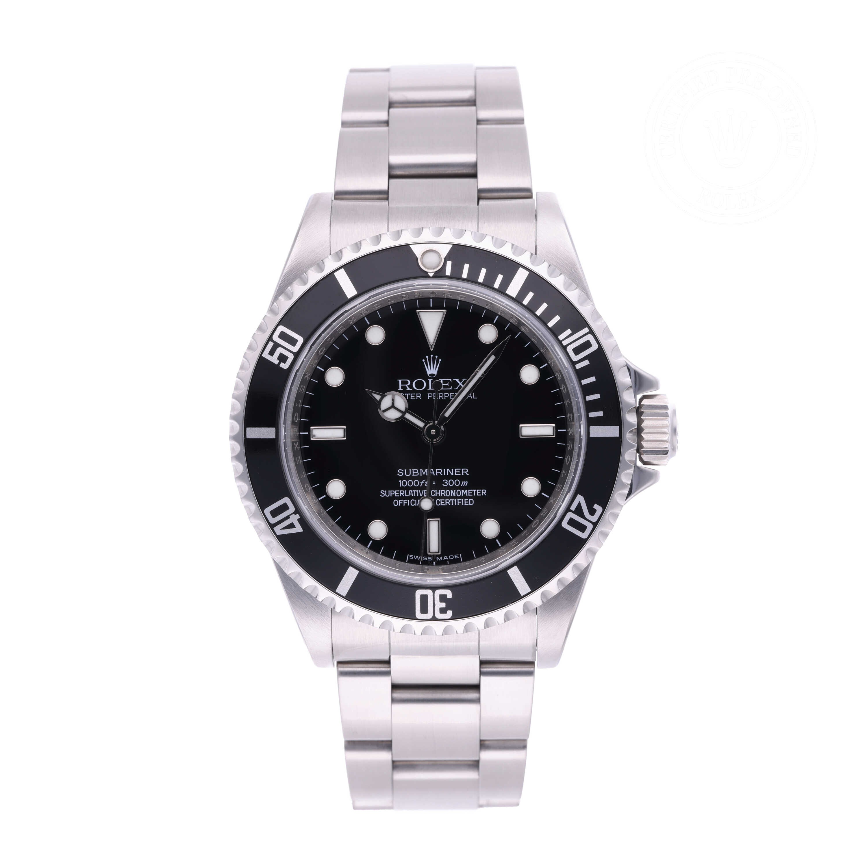 Rolex Submariner Official Certified Pre-Owned