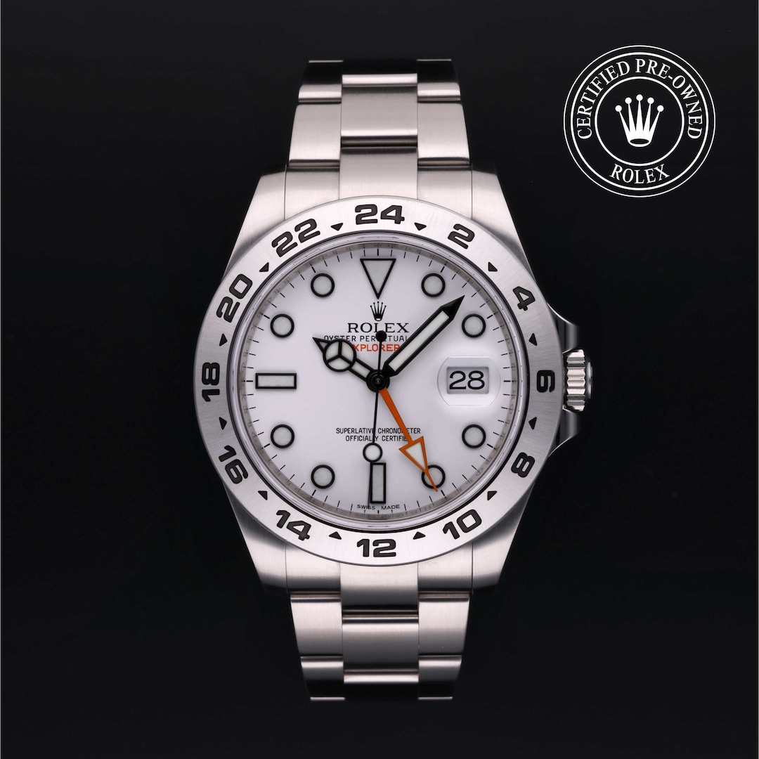 Rolex Certified Pre Owned Explorer II Mappin and Webb