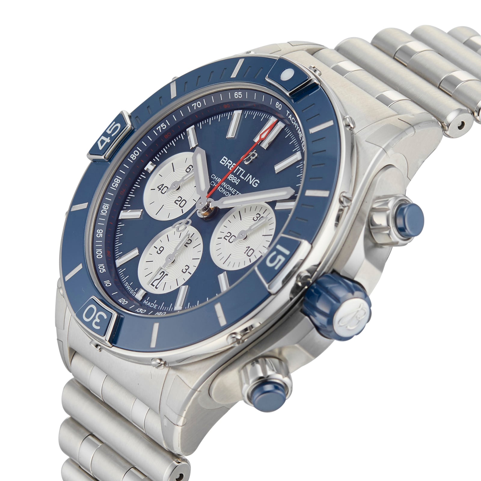 Pre-Owned Breitling Super Chronomat B01 44 Mens Watch AB0136161C1A1