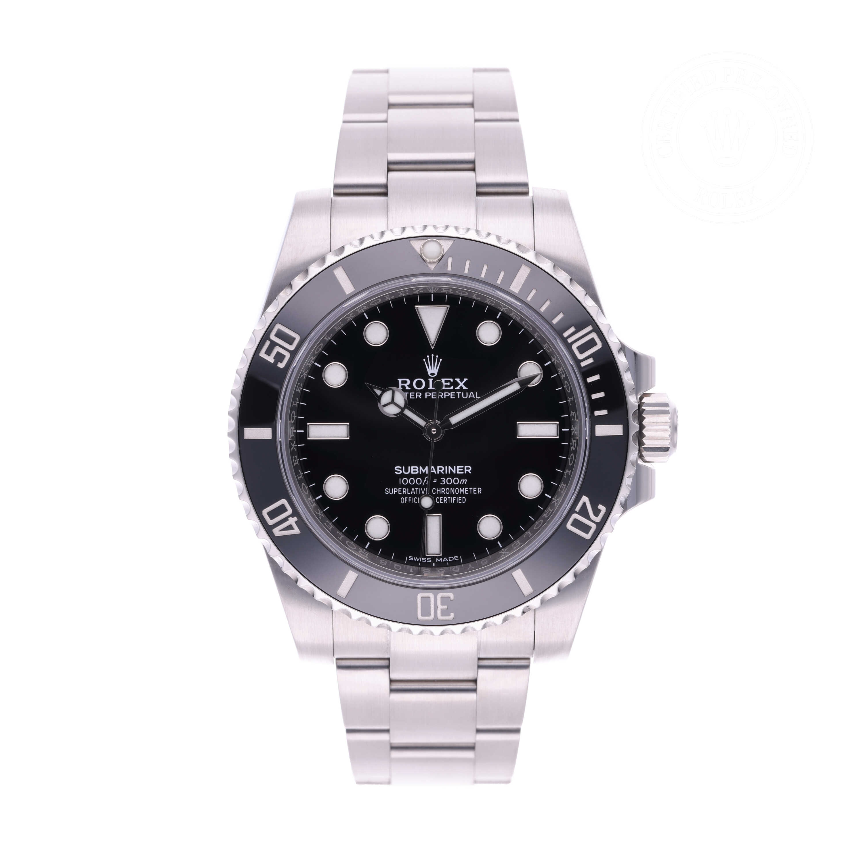 Rolex Submariner Official Certified Pre-Owned