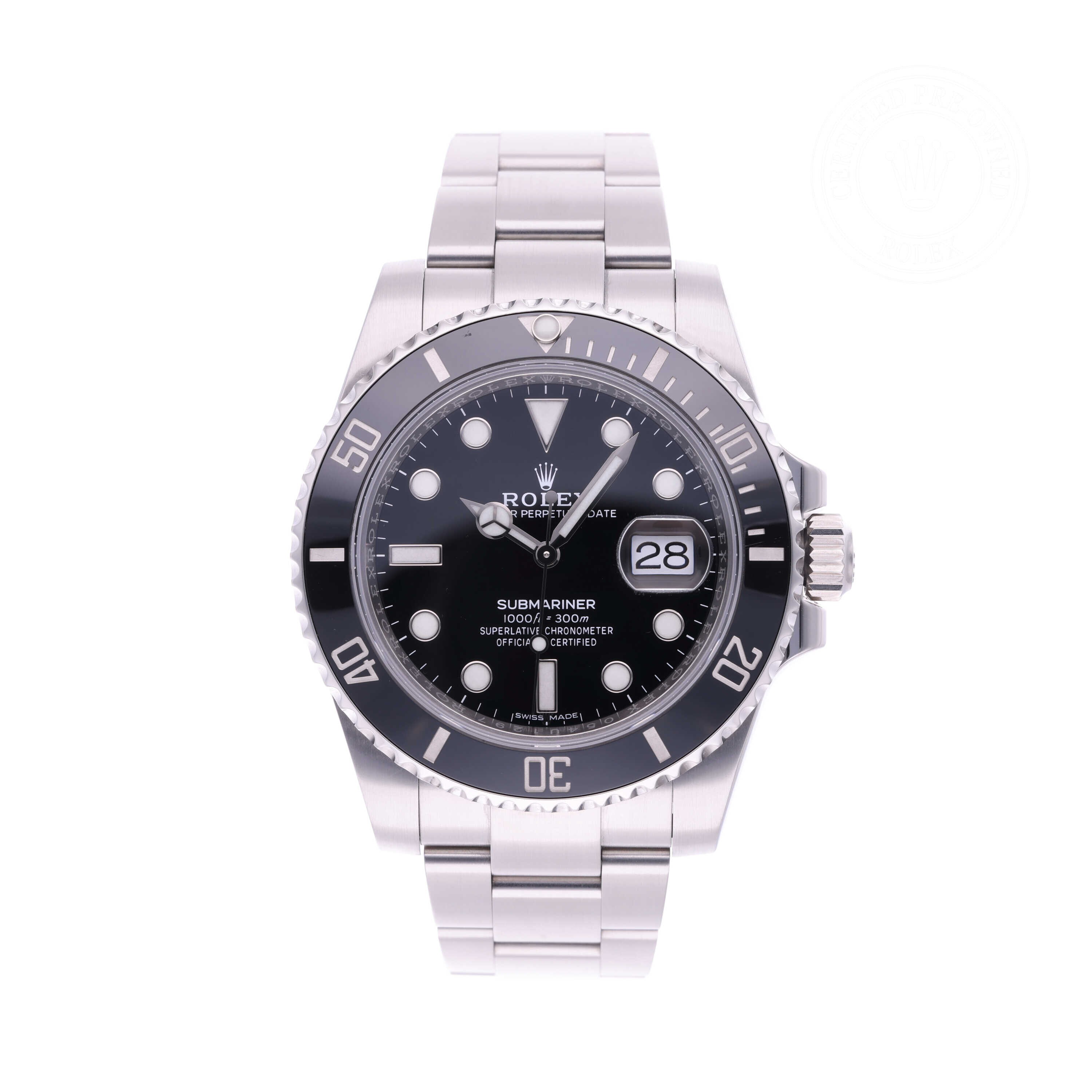 Rolex Submariner Date Official Certified Pre-Owned