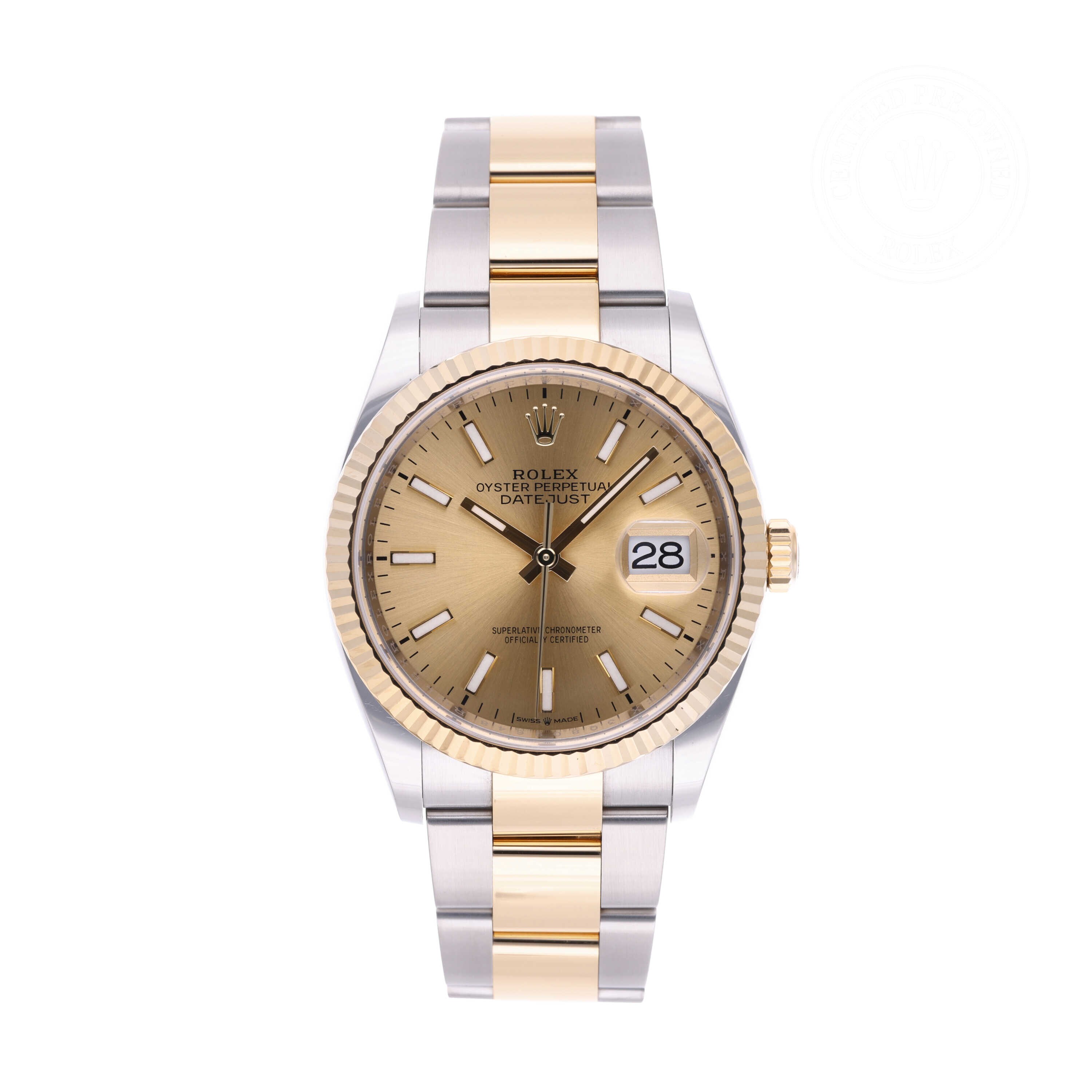 Rolex Datejust 36 Official Certified Pre-Owned