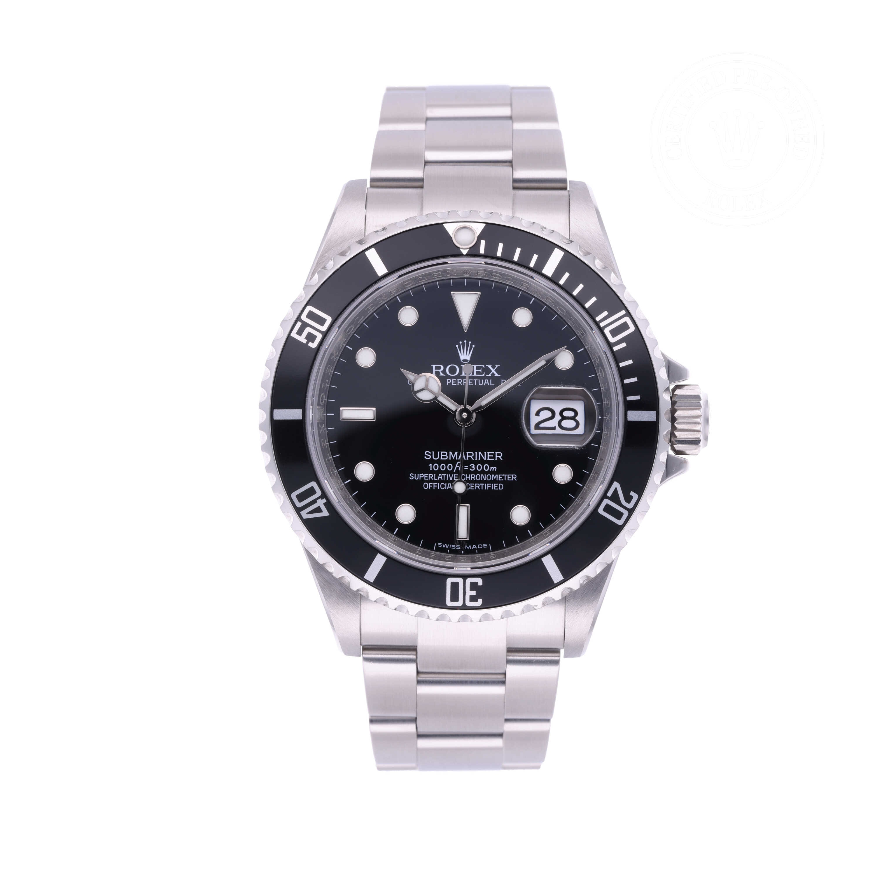 Rolex Submariner Date Official Certified Pre-Owned