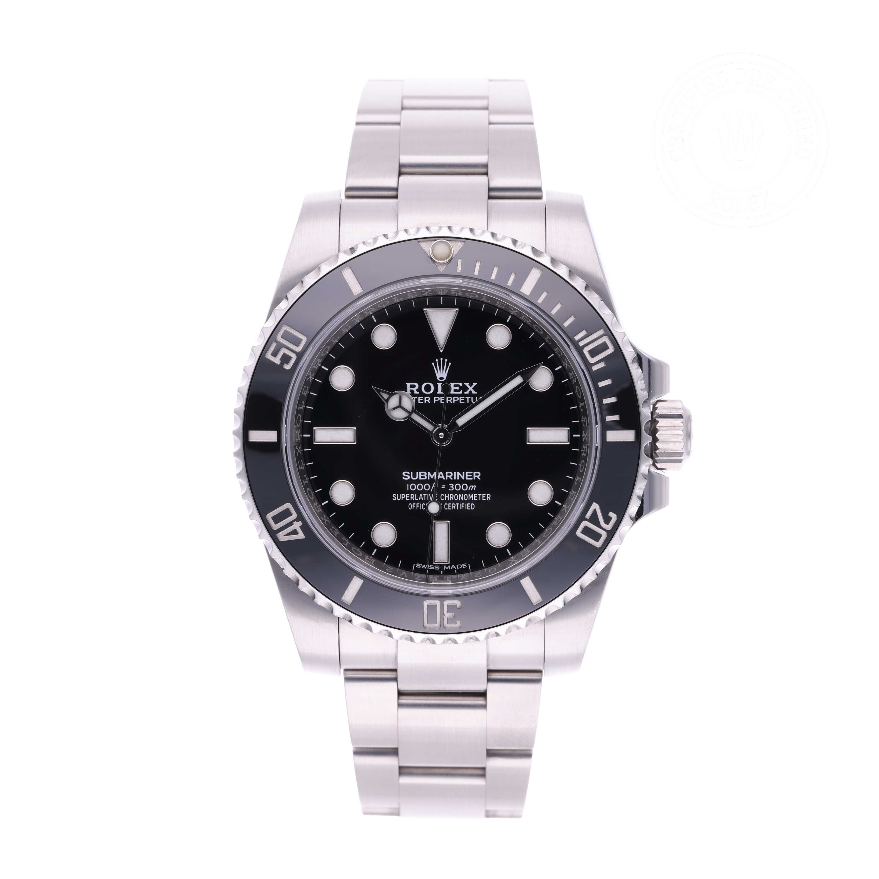 Rolex Submariner Official Certified Pre-Owned