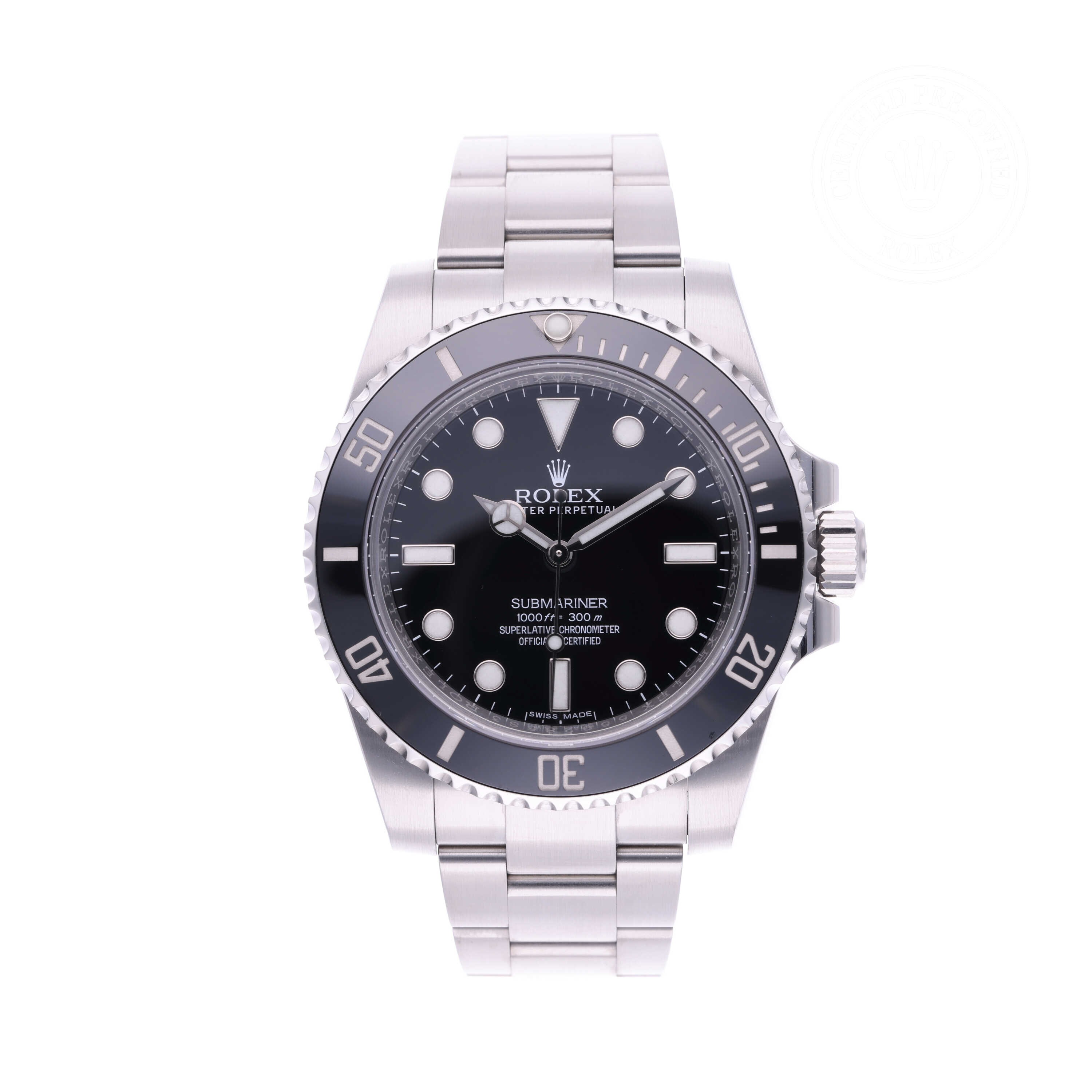 Rolex Submariner Official Certified Pre-Owned