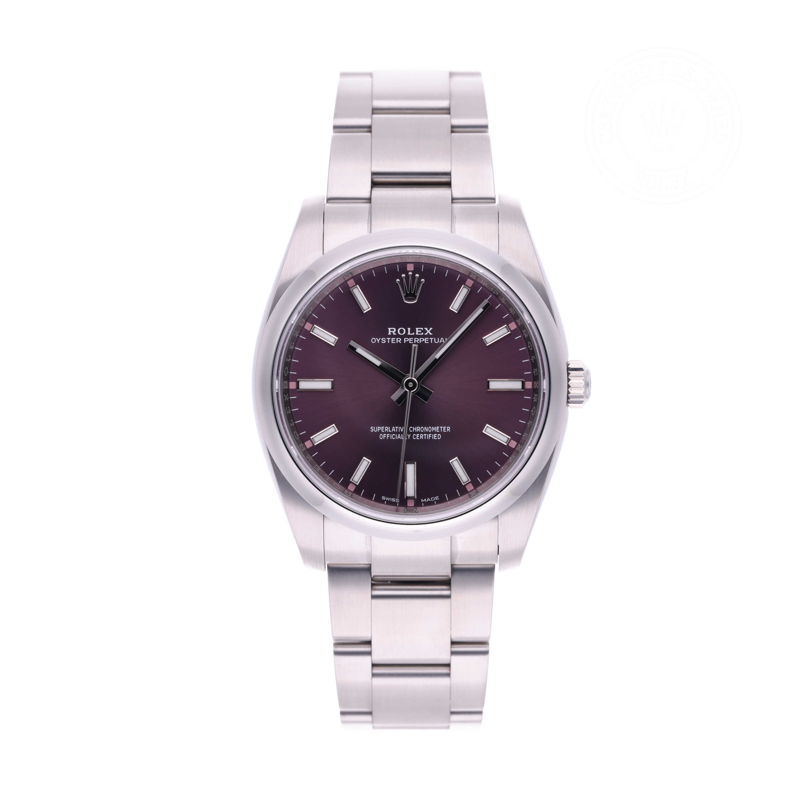 Rolex Oyster Perpetual Official Certified Pre-Owned