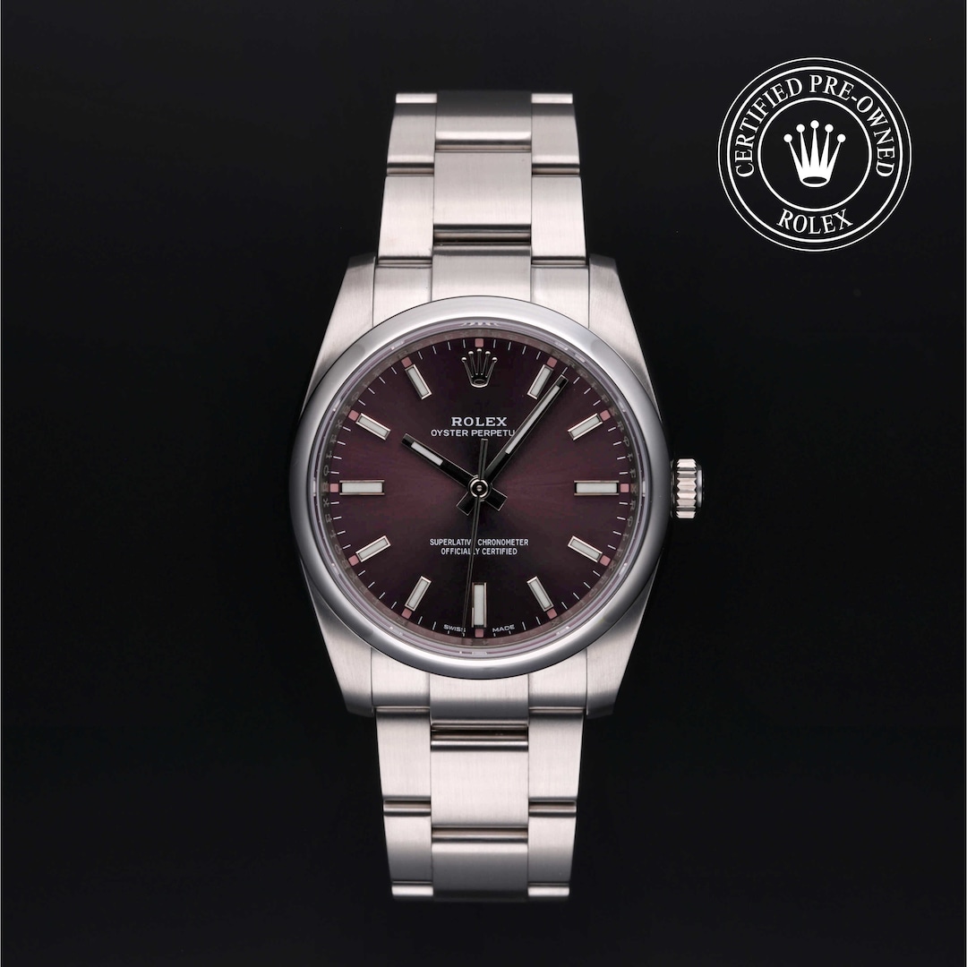 Rolex Rolex Certified Pre-Owned Oyster Perpetual 34 Rolex Rolex Certified Pre-Owned Oyster Perpetual 34