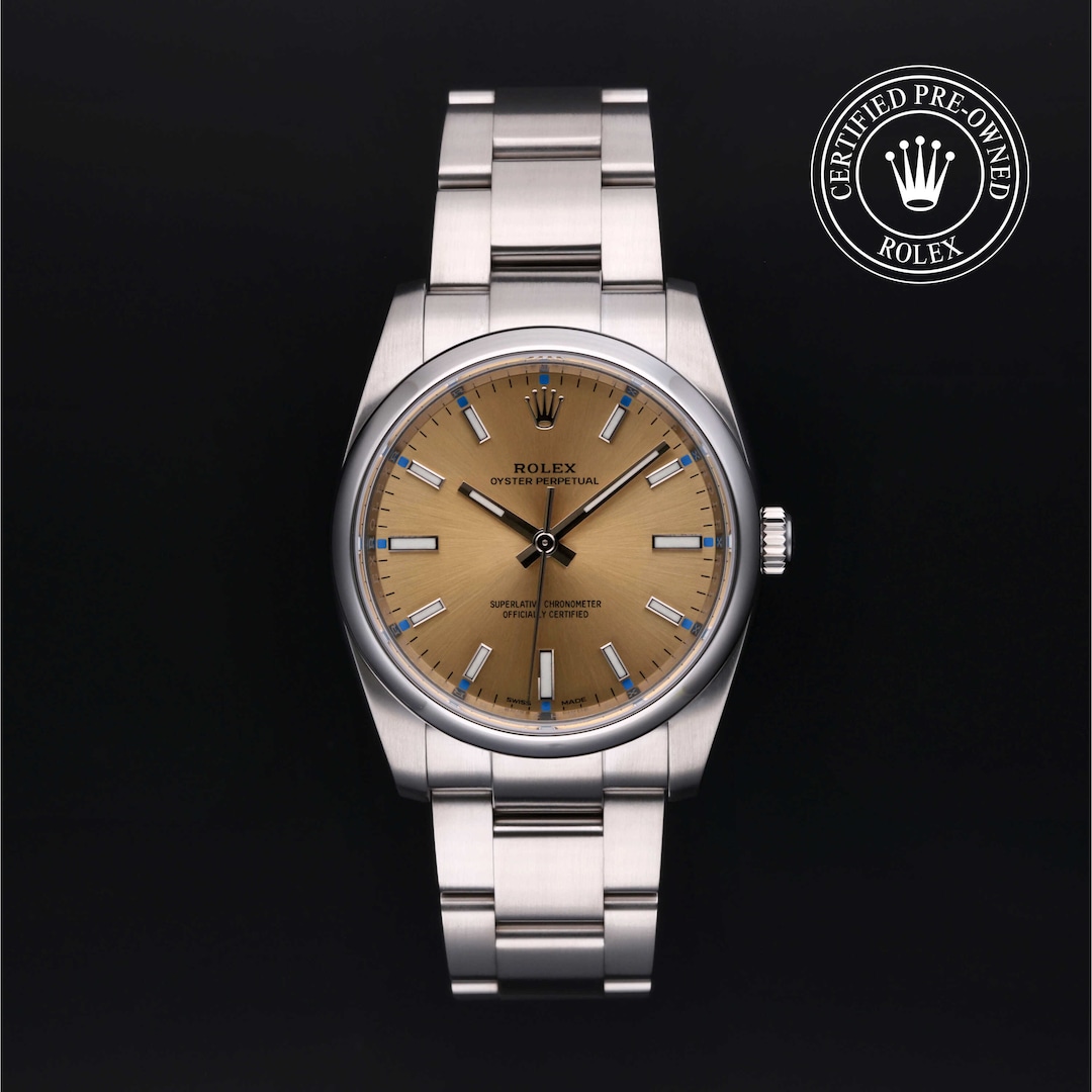 Rolex Rolex Certified Pre-Owned Oyster Perpetual 34 Rolex Rolex Certified Pre-Owned Oyster Perpetual 34