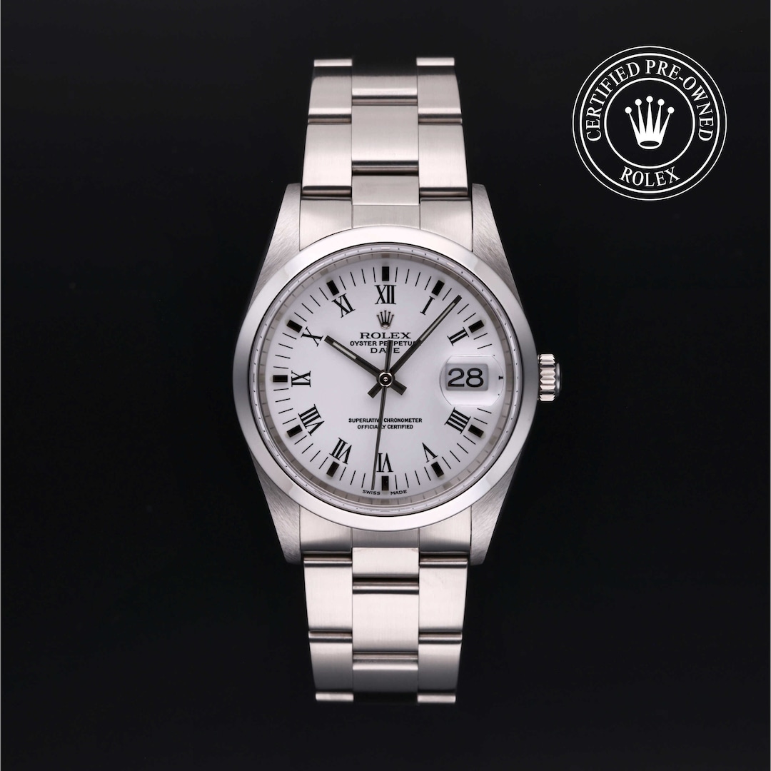 Rolex Certified Pre-Owned Date 34 Rolex Certified Pre-Owned Date 34