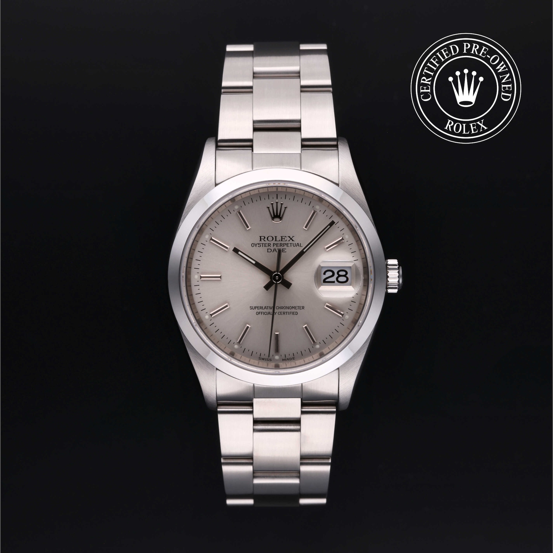 Rolex Certified Pre-Owned Date 34