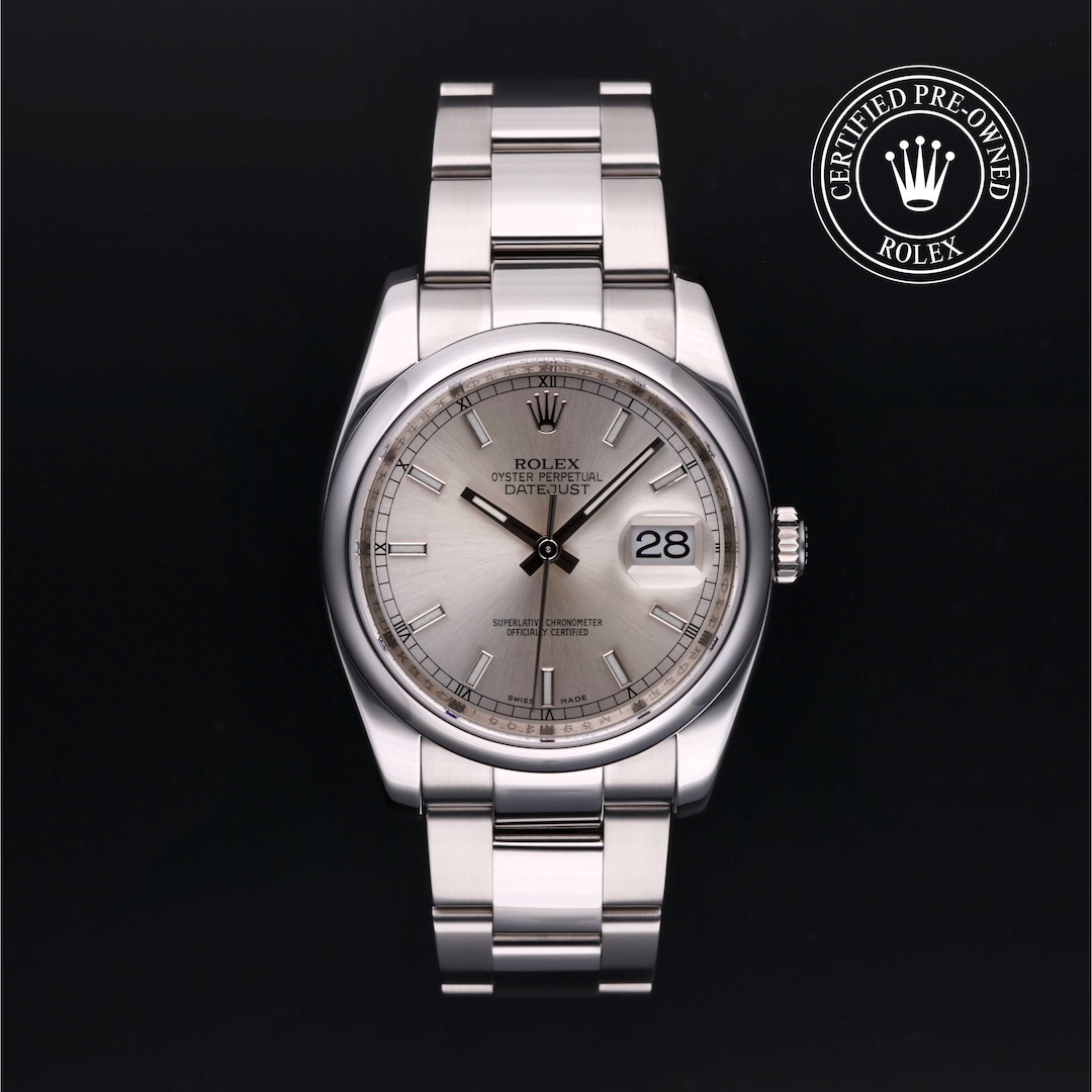 Rolex Certified Pre Owned Datejust 36 Mappin and Webb