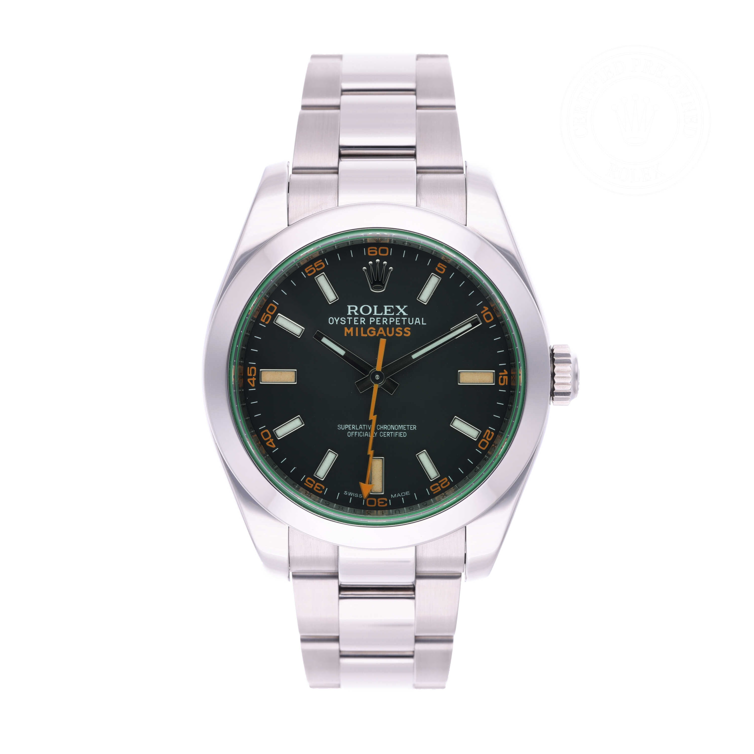 Rolex Milgauss Official Certified Pre-Owned