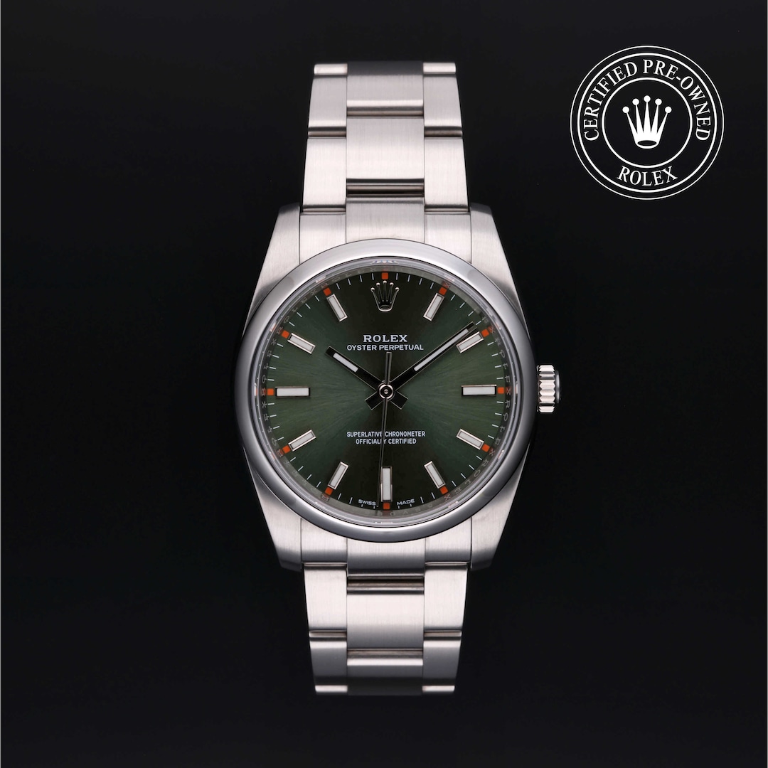 Rolex Rolex Certified Pre-Owned Oyster Perpetual 34 Rolex Rolex Certified Pre-Owned Oyster Perpetual 34