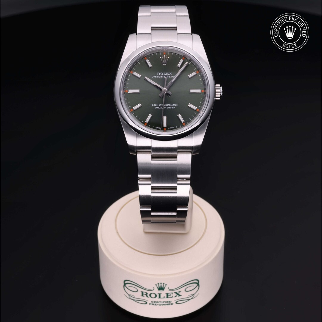 Rolex Rolex Certified Pre-Owned Oyster Perpetual 34 Rolex Rolex Certified Pre-Owned Oyster Perpetual 34