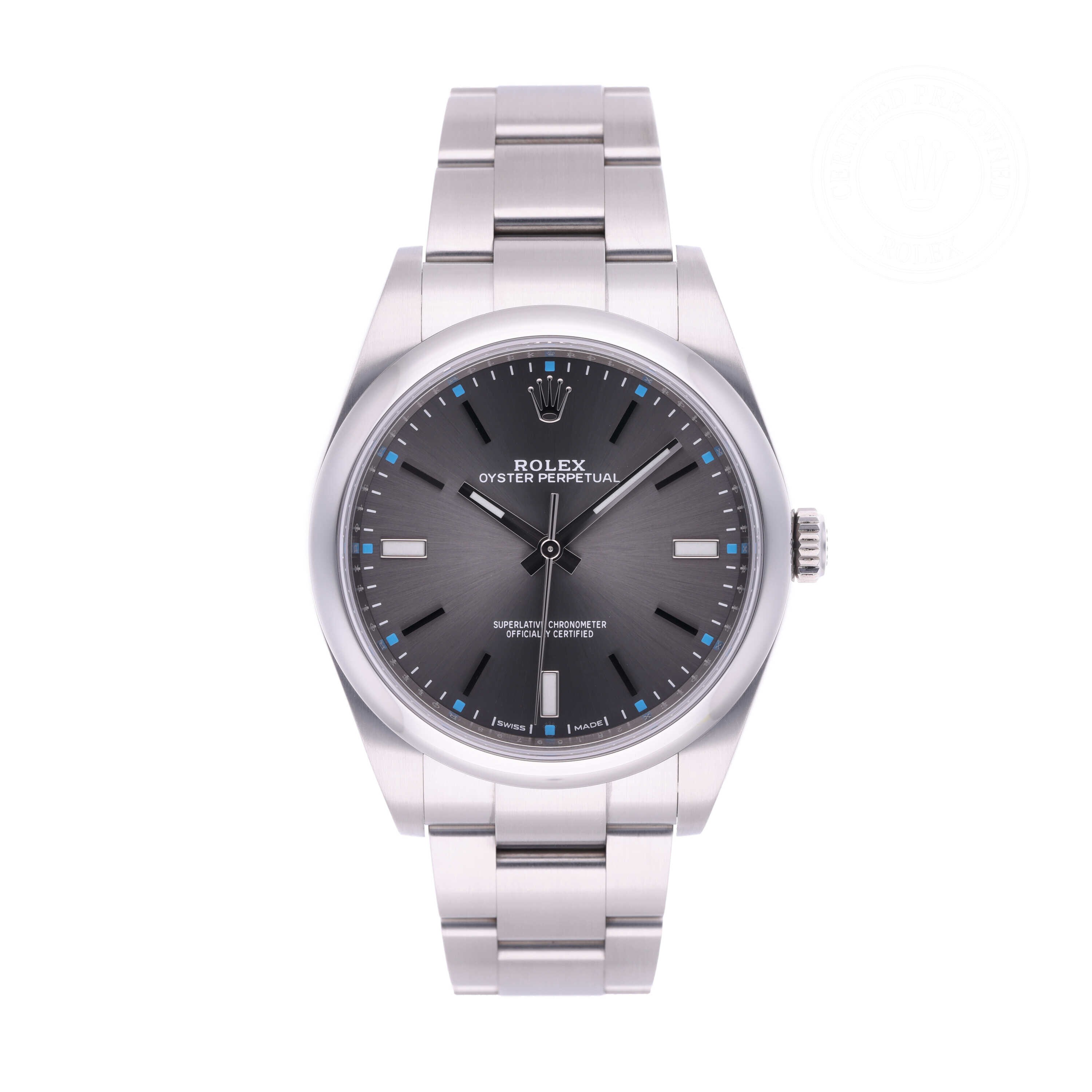 Rolex Oyster Perpetual 39 Official Certified Pre-Owned