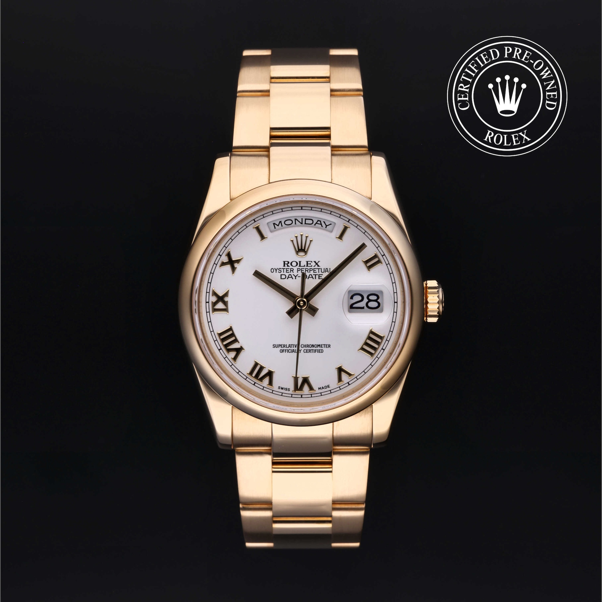 Rolex Certified Pre-Owned Day-Date 36 Rolex Certified Pre-Owned Day-Date 36
