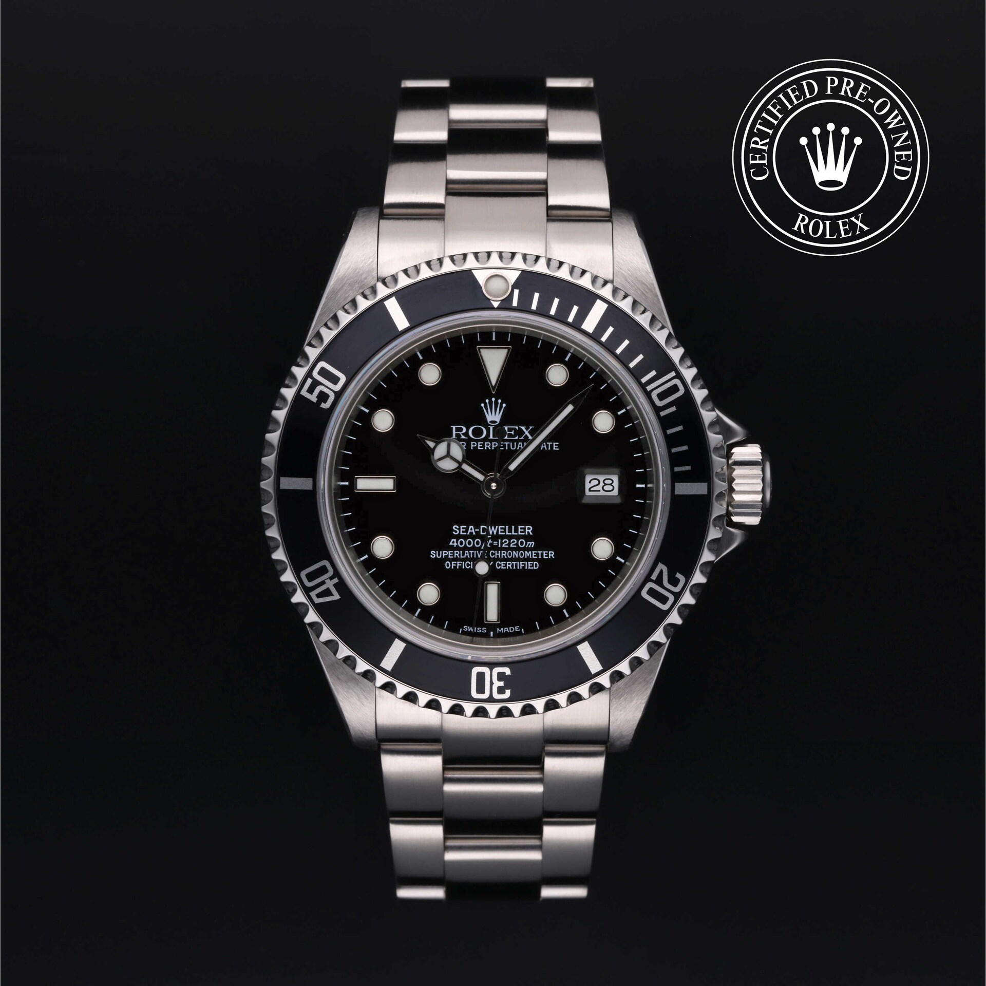 Rolex Certified Pre-Owned Sea-Dweller Rolex Certified Pre-Owned Sea-Dweller