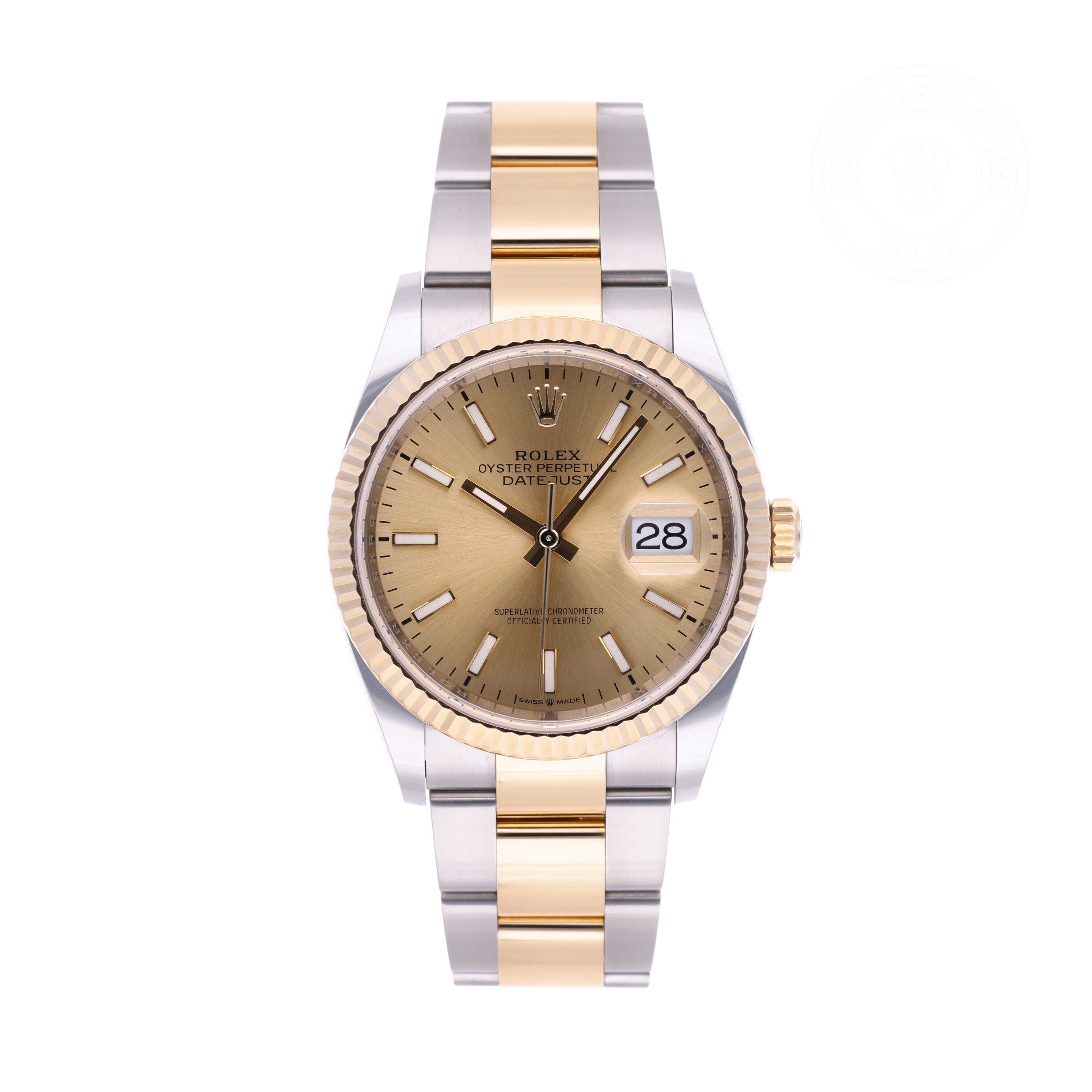 Rolex Datejust 36 Official Certified Pre-Owned
