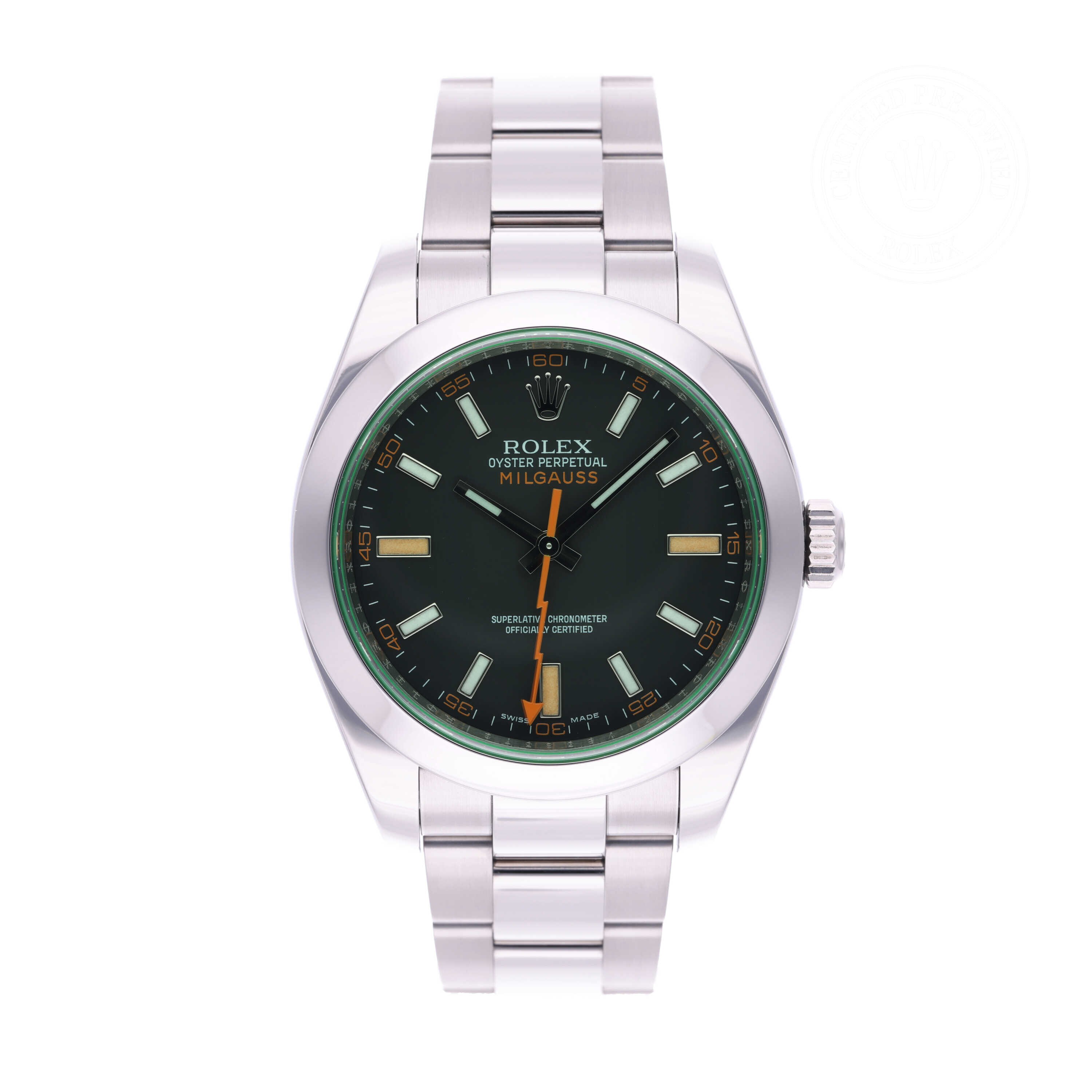 Rolex Milgauss Official Certified Pre-Owned