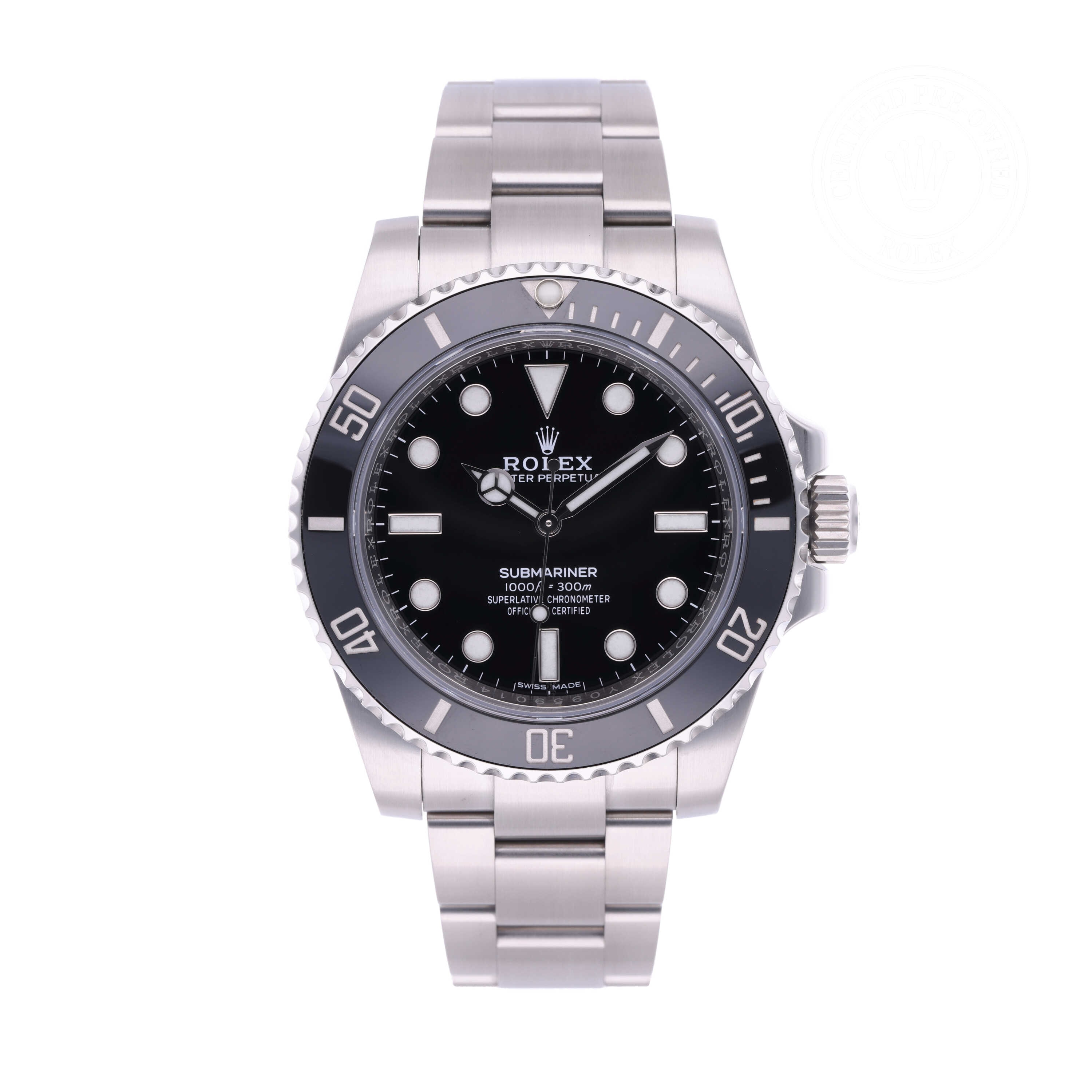 Rolex Submariner Official Certified Pre-Owned