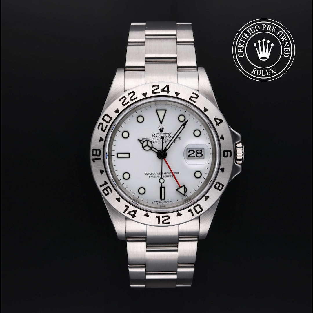 Rolex Certified Pre Owned Explorer II Mappin and Webb