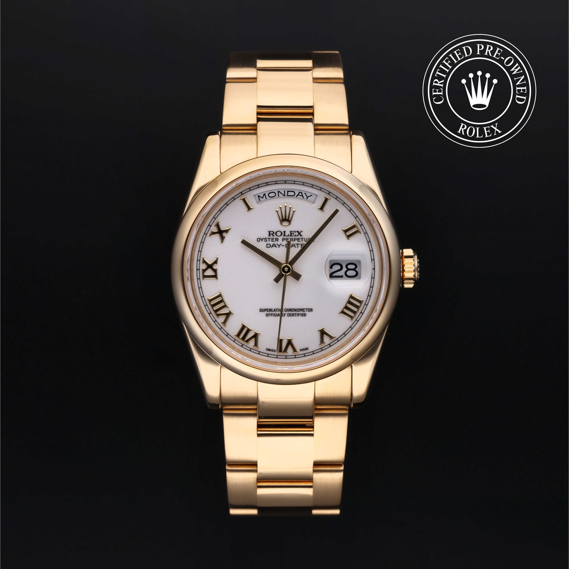 Rolex Certified Pre-Owned Day-Date 36 Rolex Certified Pre-Owned Day-Date 36