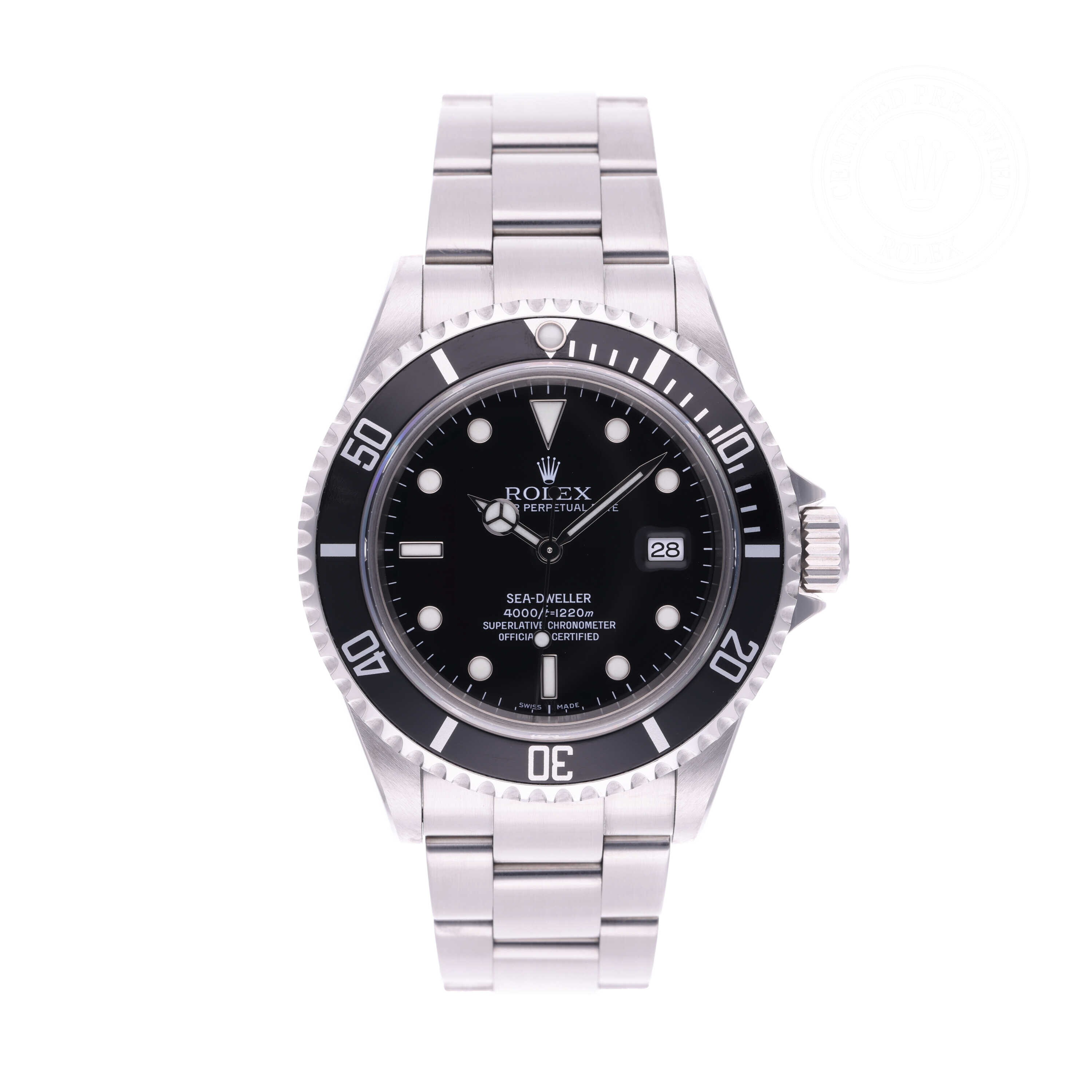 Rolex Sea-Dweller Official Certified Pre-Owned