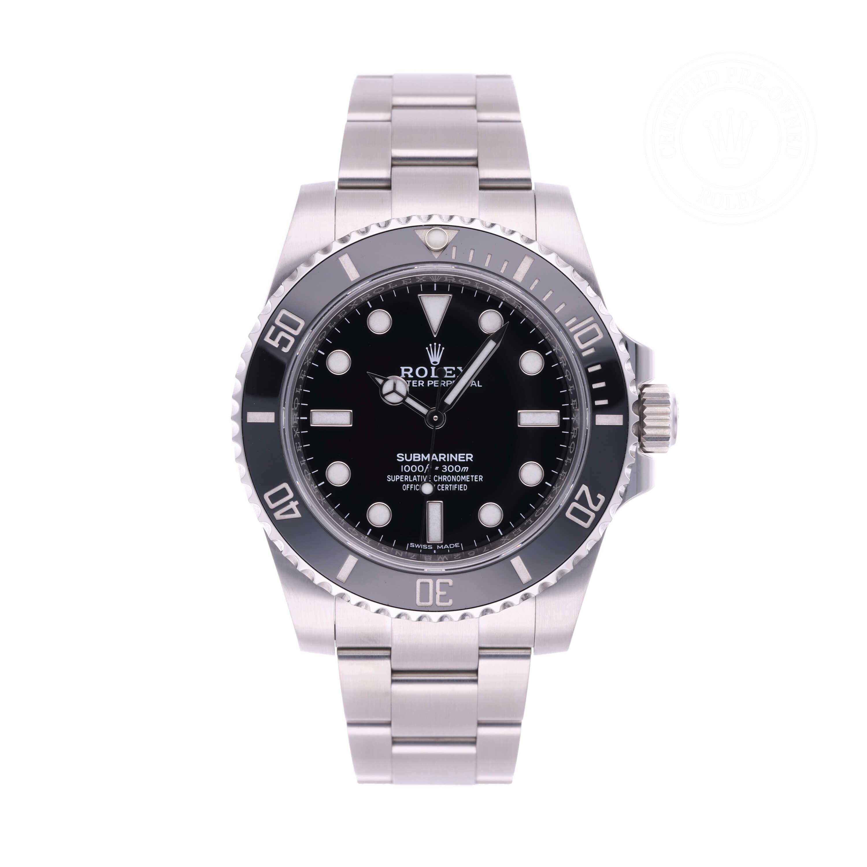 Rolex Submariner Official Certified Pre-Owned