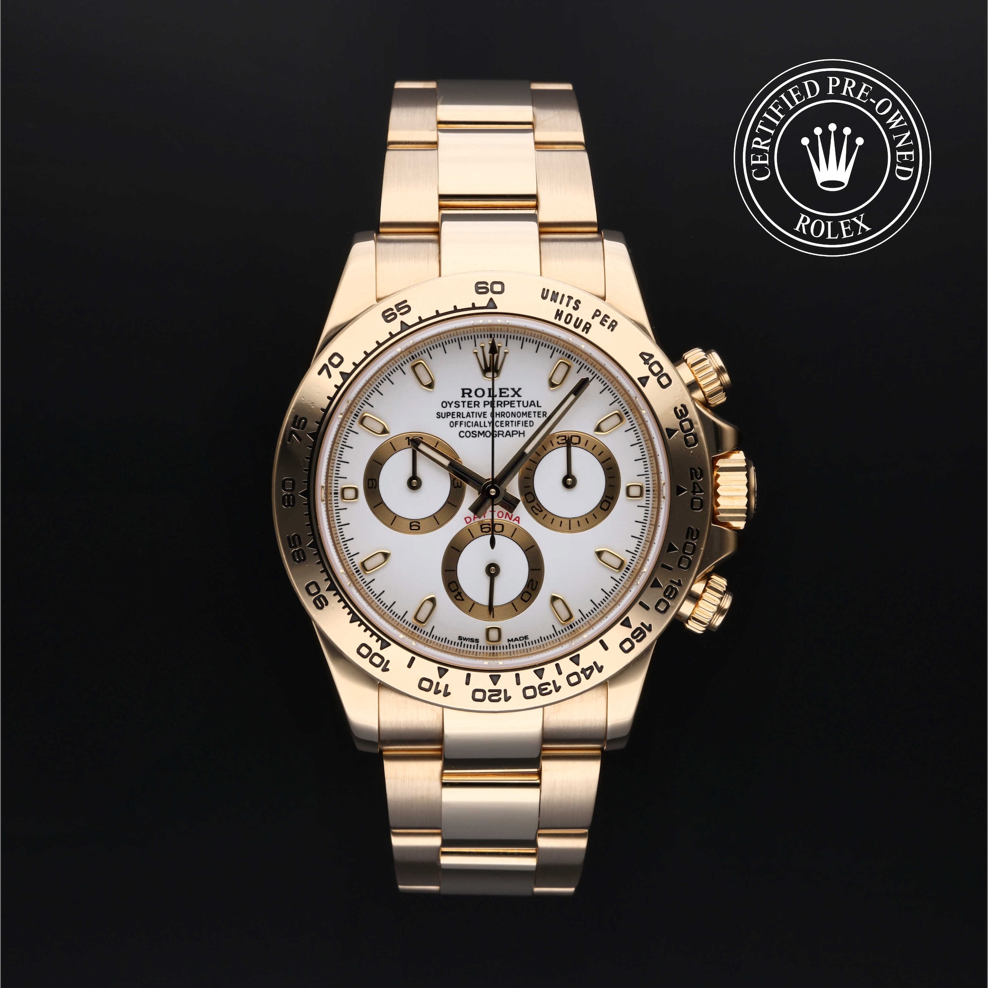 Cosmograph Daytona Rolex Certified Pre Owned Mappin and Webb