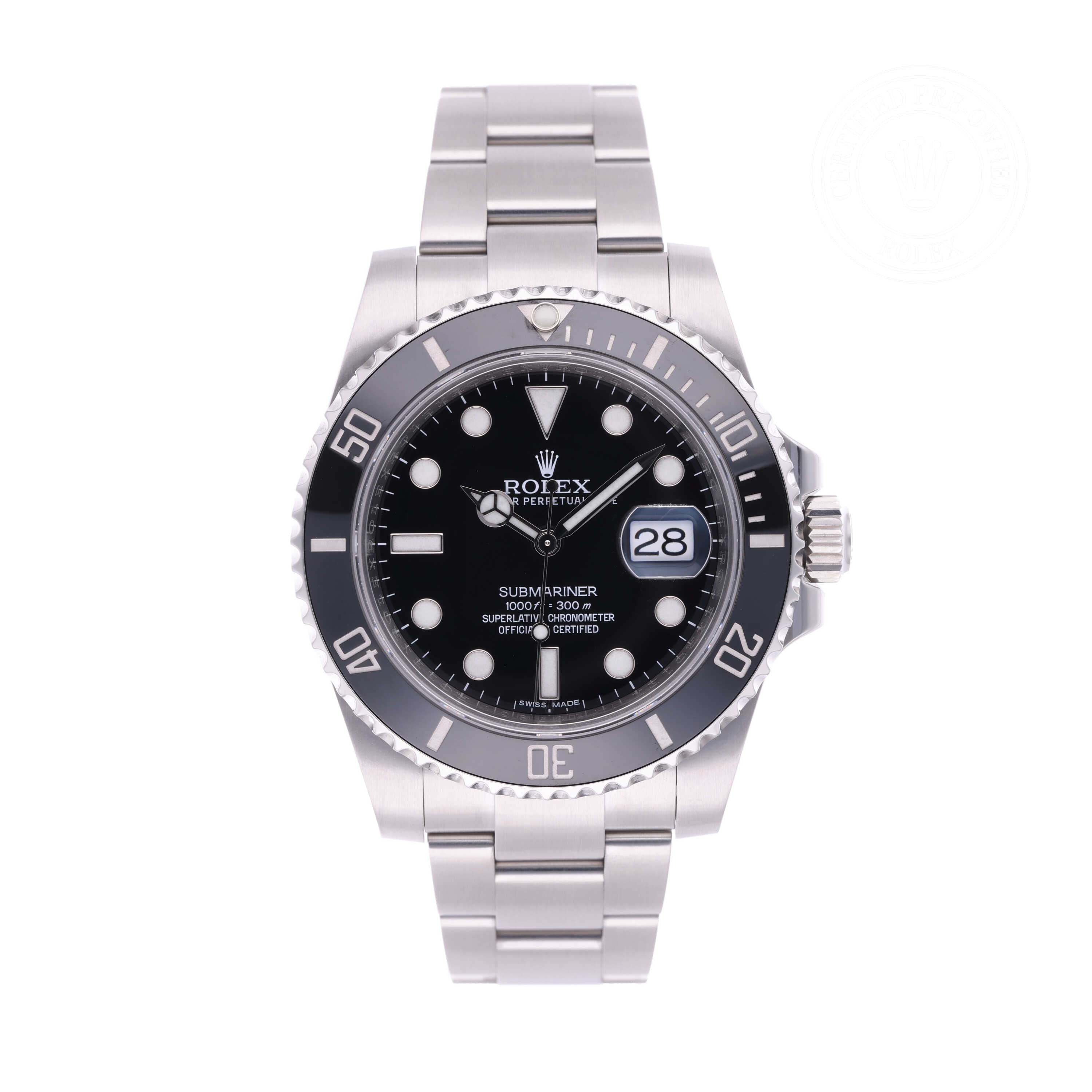 Rolex Submariner Date Official Certified Pre-Owned