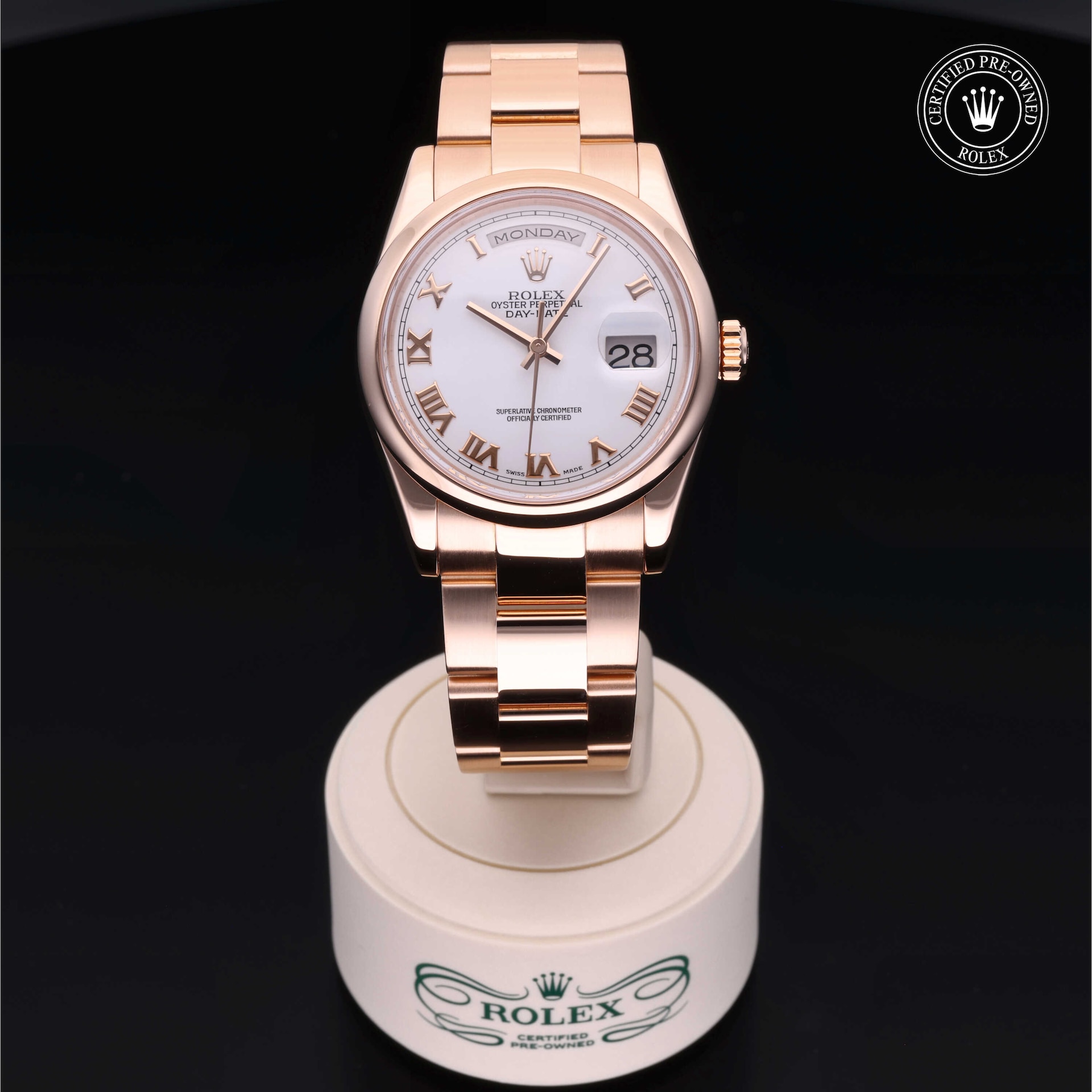 Rolex Certified Pre-Owned Day-Date 36 Rolex Certified Pre-Owned Day-Date 36