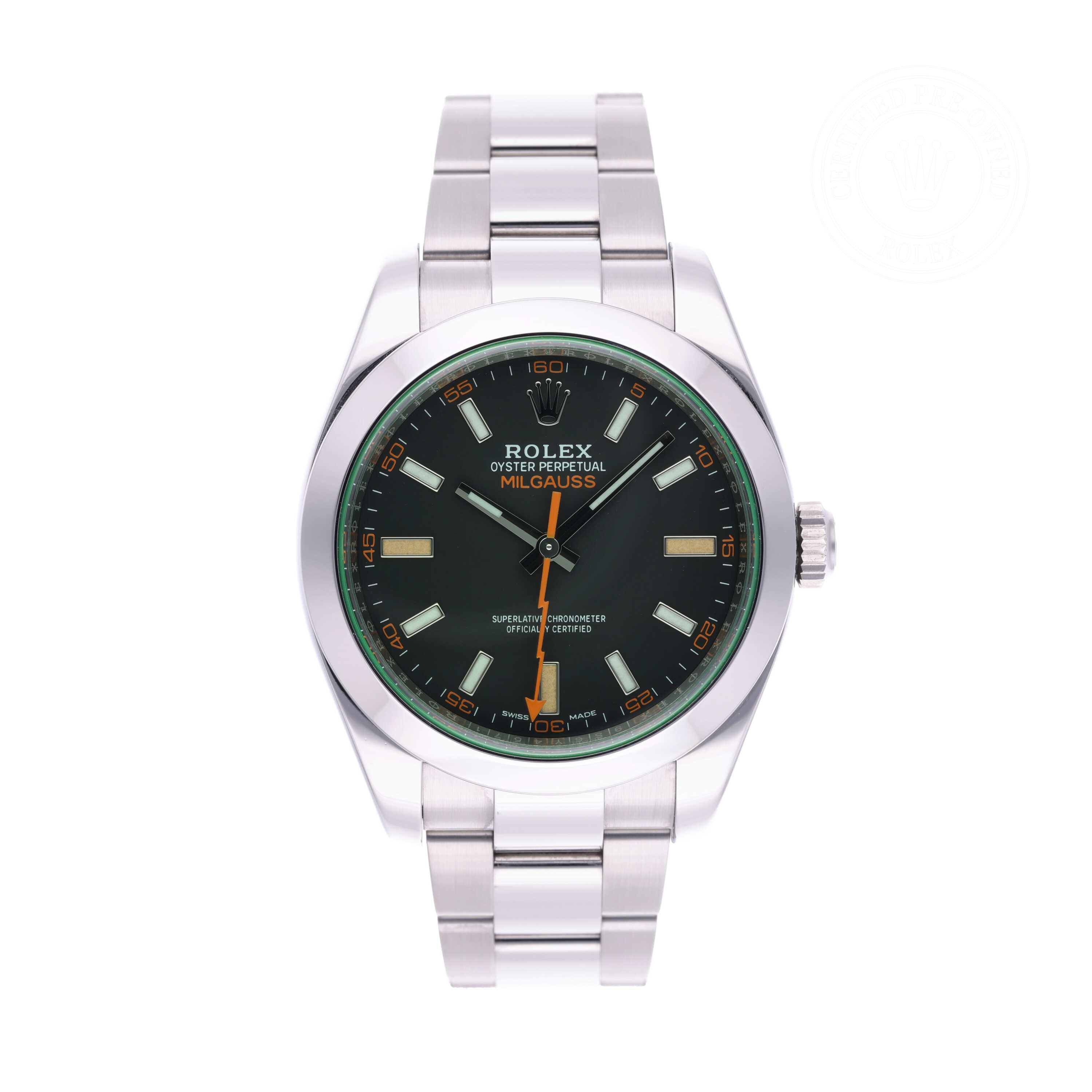 Rolex Milgauss Official Certified Pre-Owned