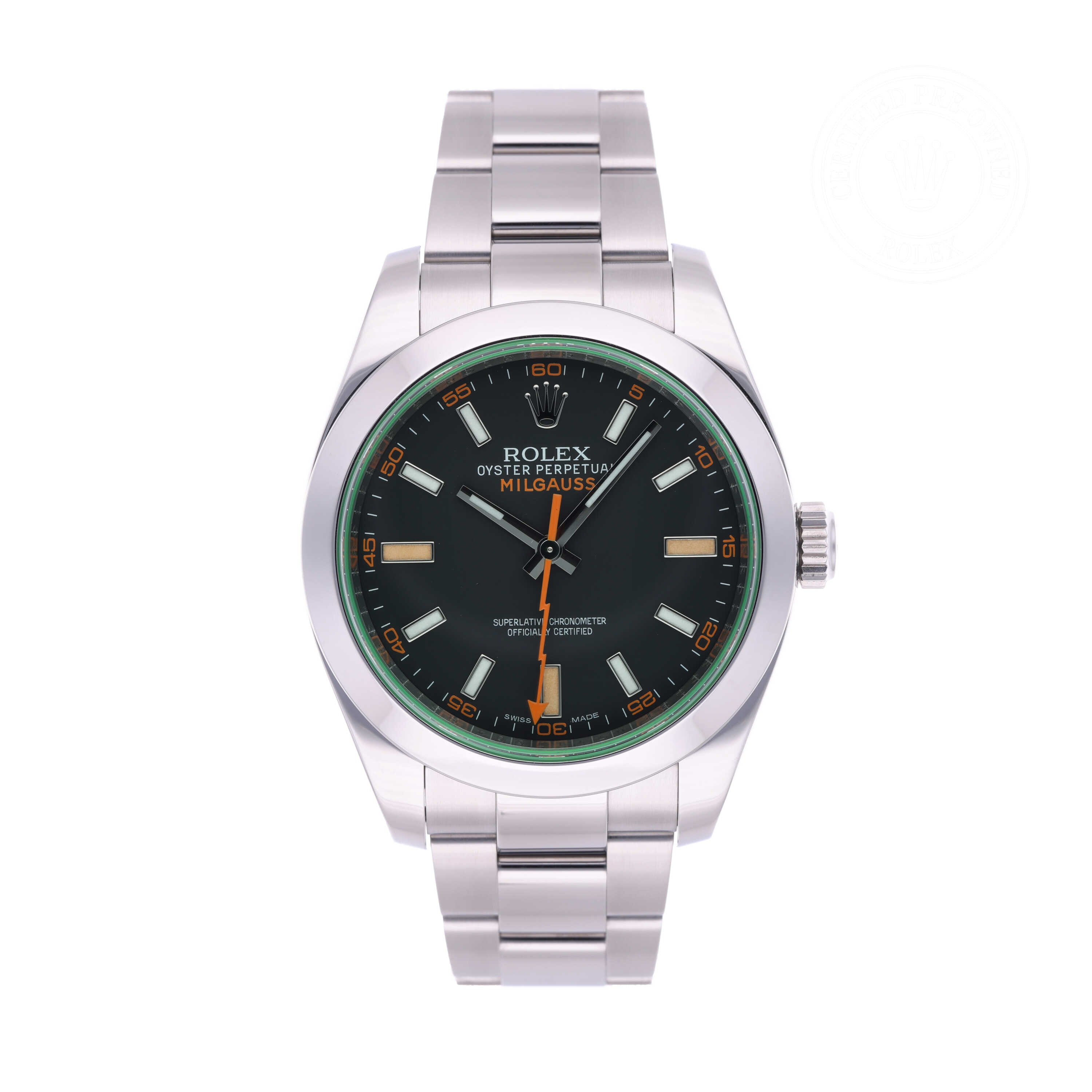 Rolex Milgauss Official Certified Pre-Owned
