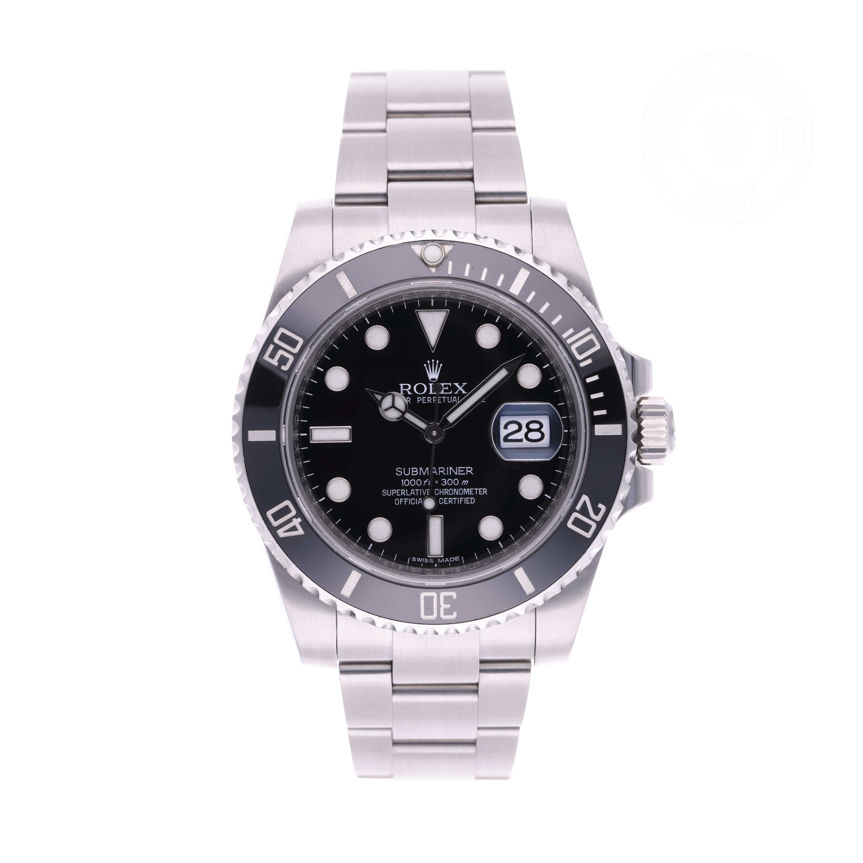 Rolex Submariner Date Official Certified Pre-Owned