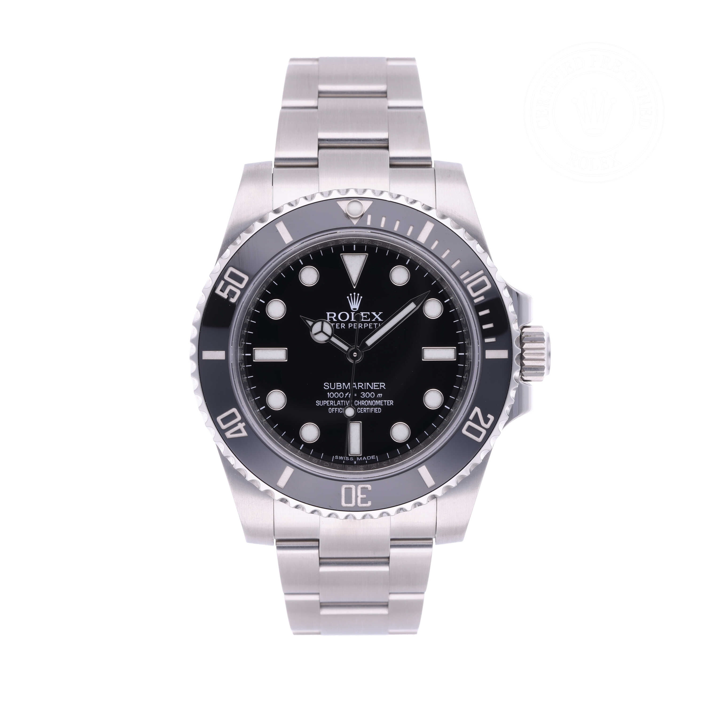 Rolex Submariner Official Certified Pre-Owned