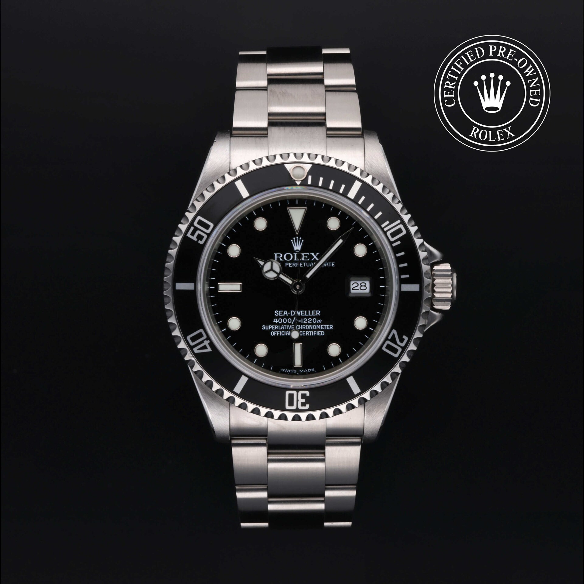 Rolex Certified Pre-Owned Sea-Dweller Rolex Certified Pre-Owned Sea-Dweller