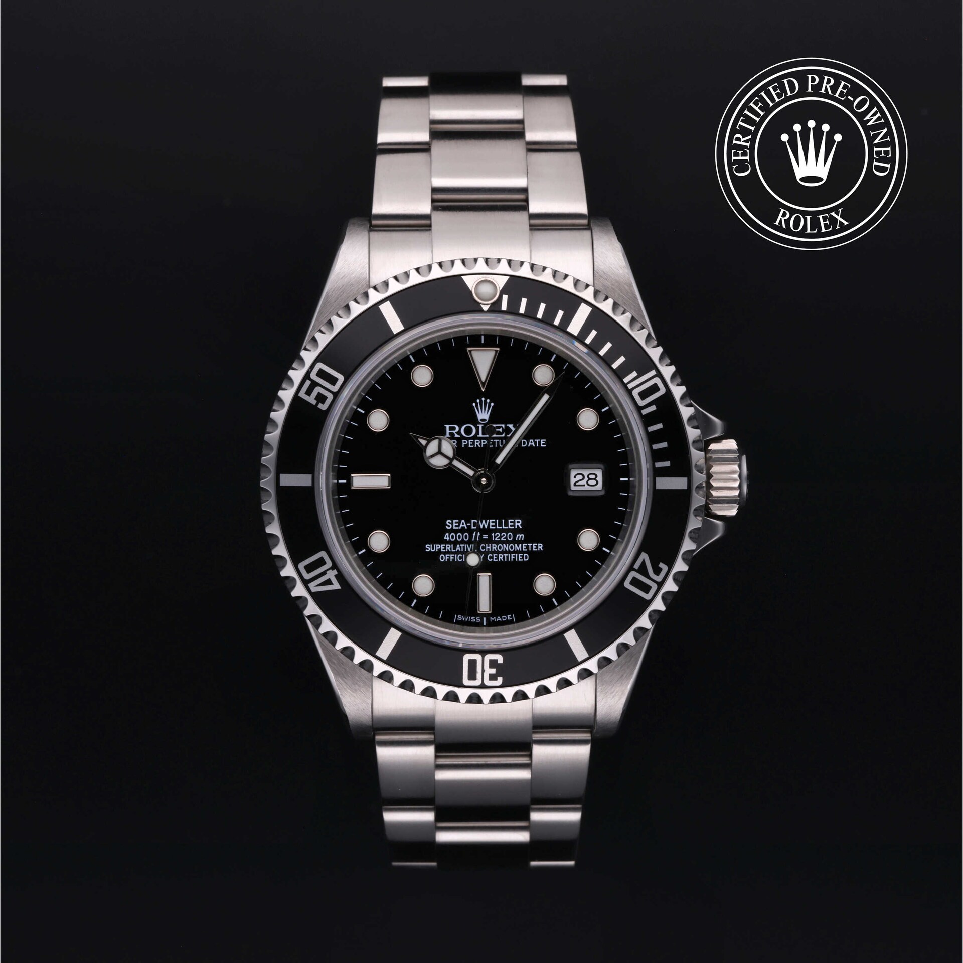 Rolex Certified Pre-Owned Sea-Dweller Rolex Certified Pre-Owned Sea-Dweller