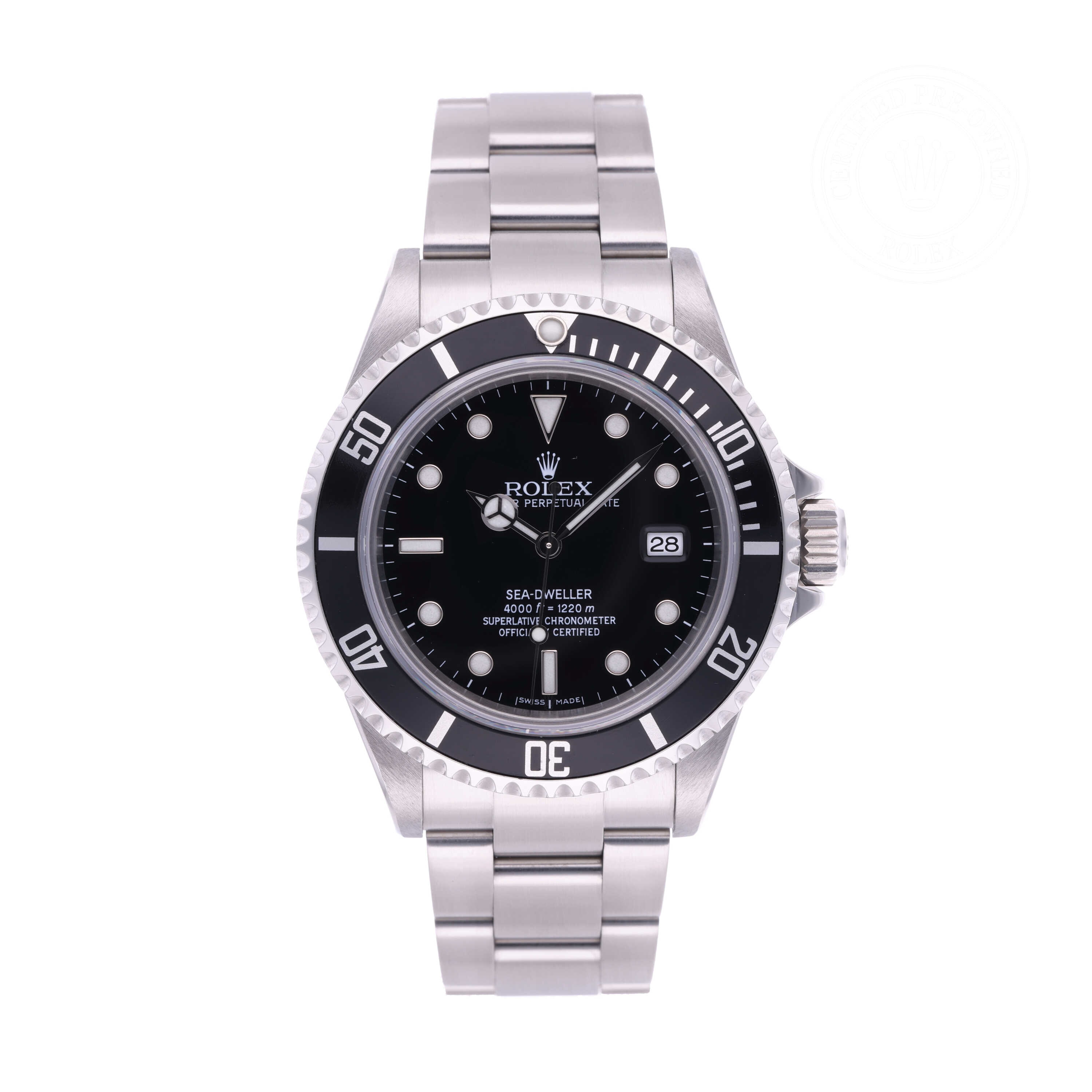 Rolex Sea-Dweller Official Certified Pre-Owned