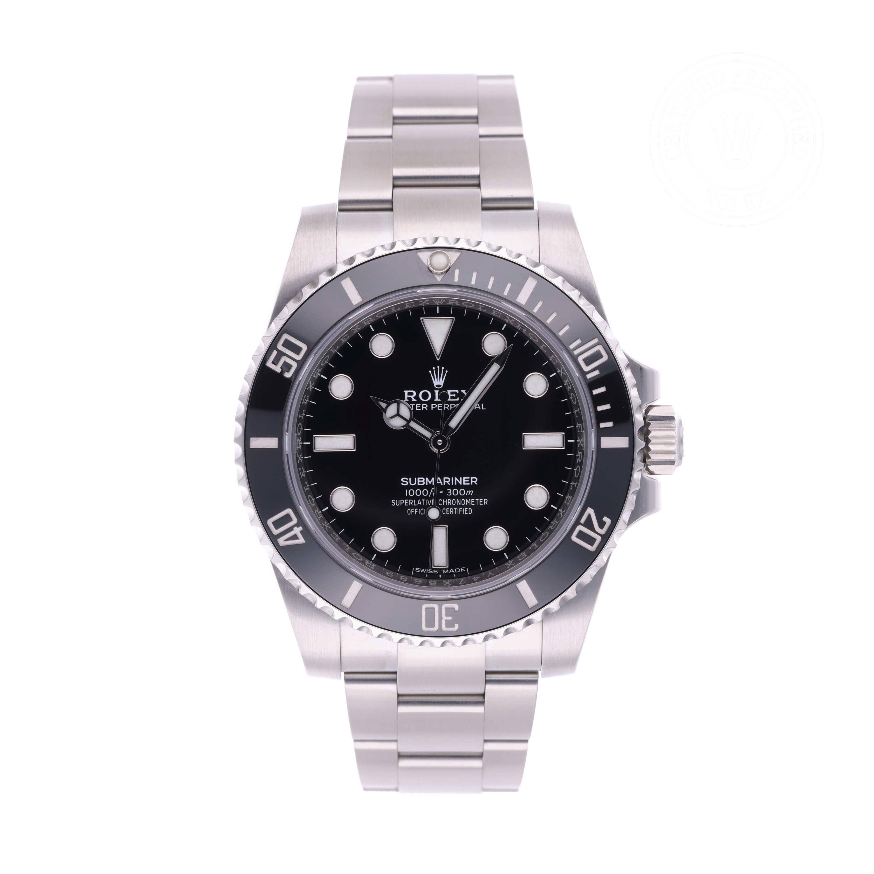 Rolex Submariner Official Certified Pre-Owned