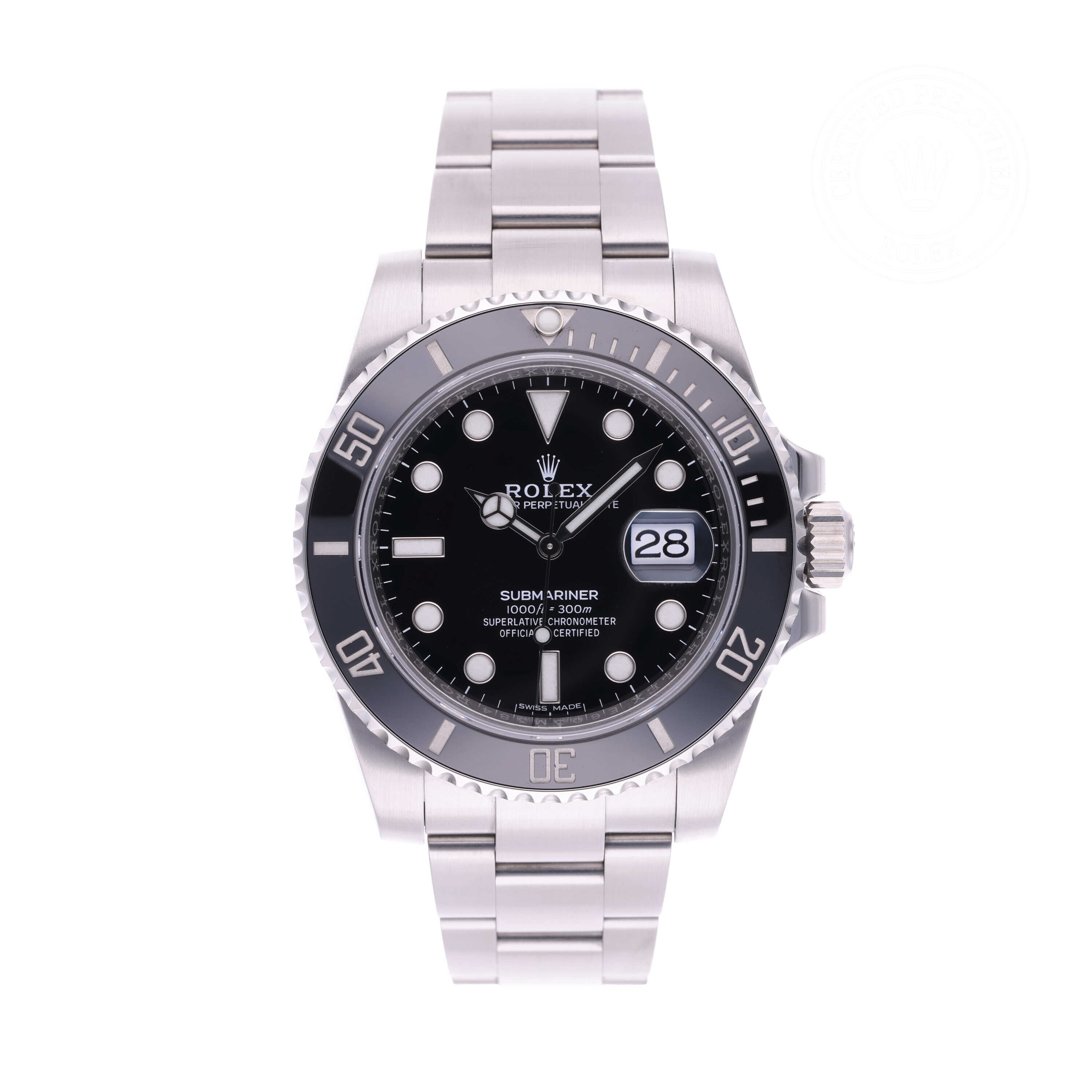 Rolex Submariner Date Official Certified Pre-Owned