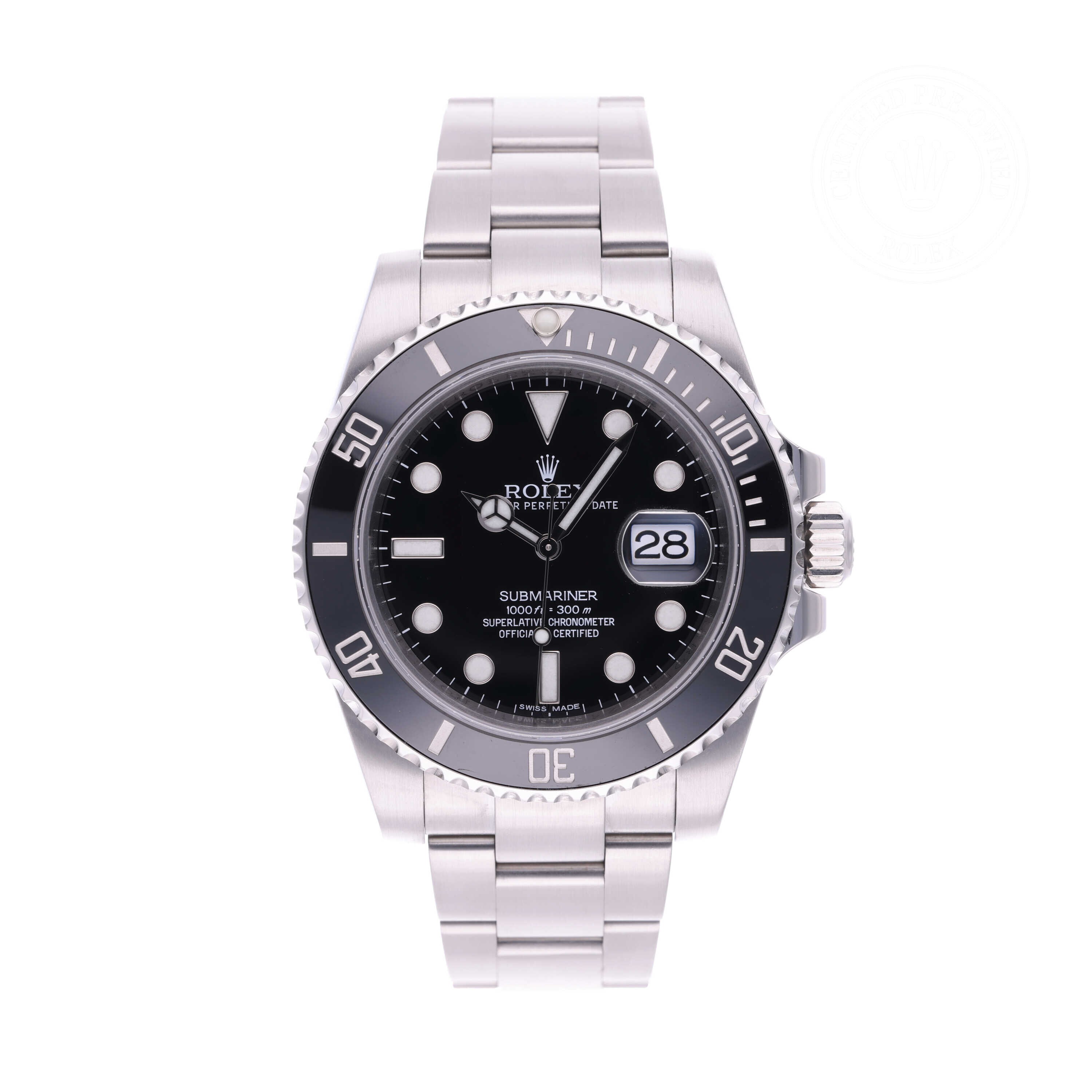Rolex Submariner Date Official Certified Pre-Owned