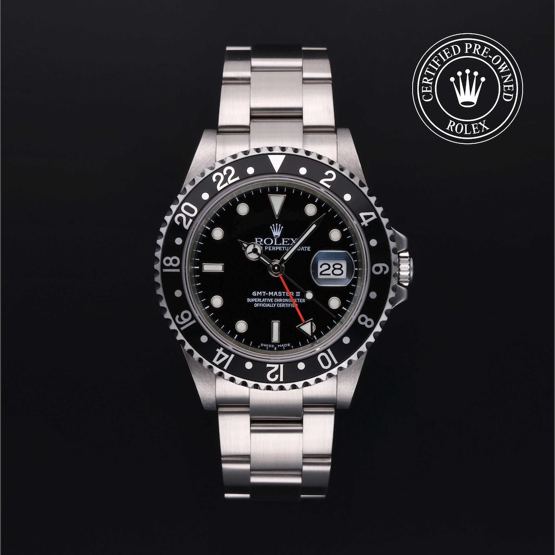 Rolex Certified Pre Owned GMT Master II M16710LN Mayors