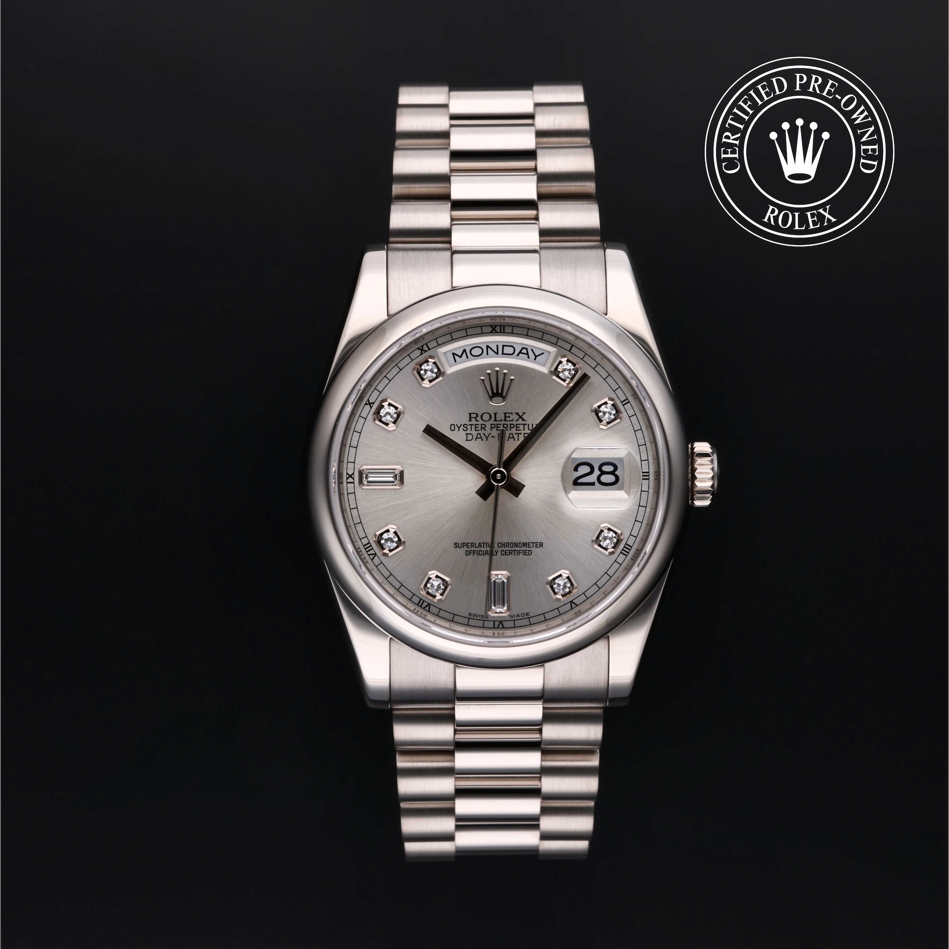 Rolex Certified Pre-Owned Day-Date 36 Rolex Certified Pre-Owned Day-Date 36