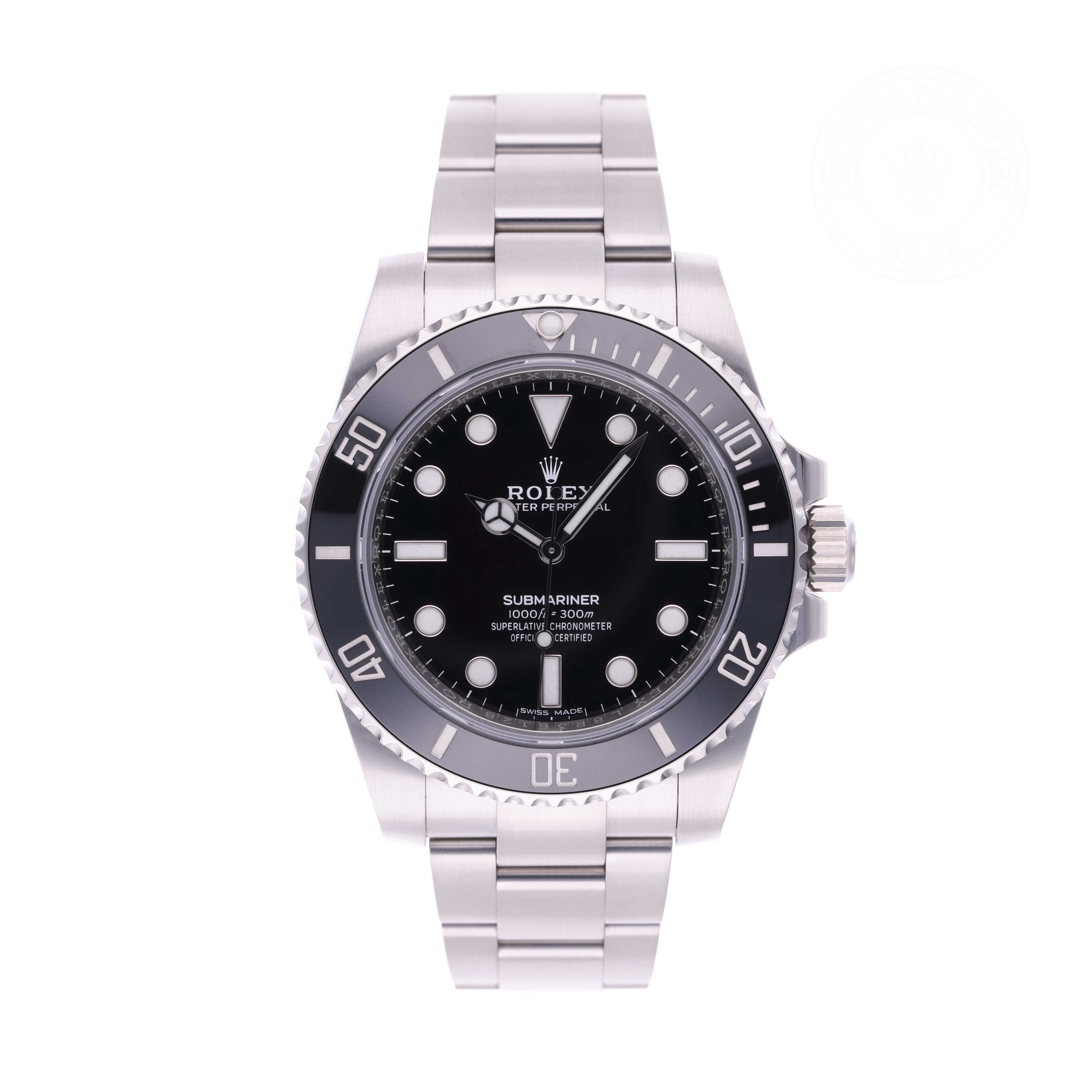 Rolex Submariner Official Certified Pre-Owned